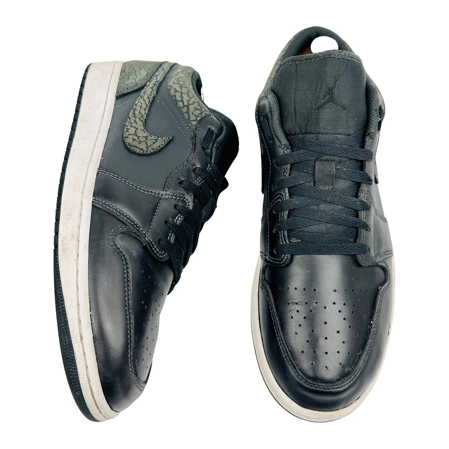 Nike Air Jordan 1 Low SE "Black Elephant" Sneakers (Size 46) - FB9907-001