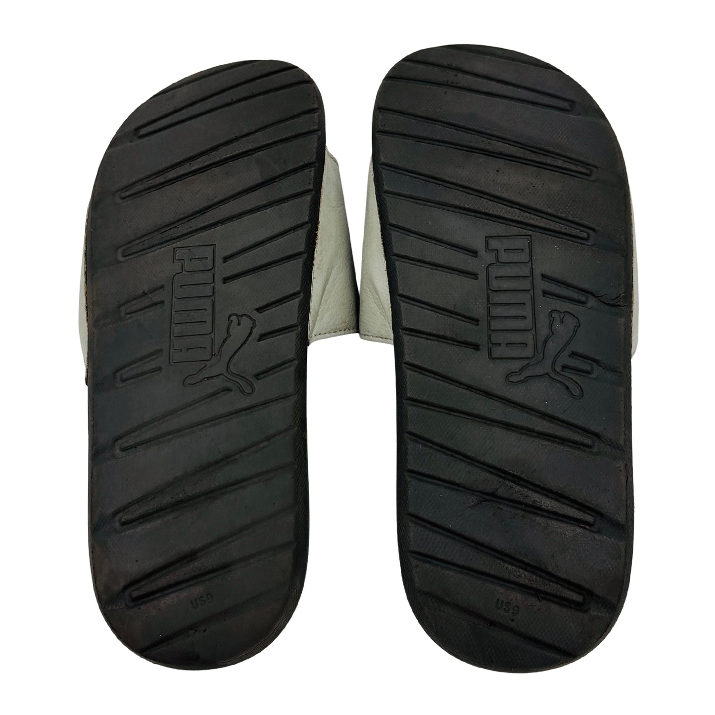 Puma Popcat 20 Off-White Foam Slides (Size 42)