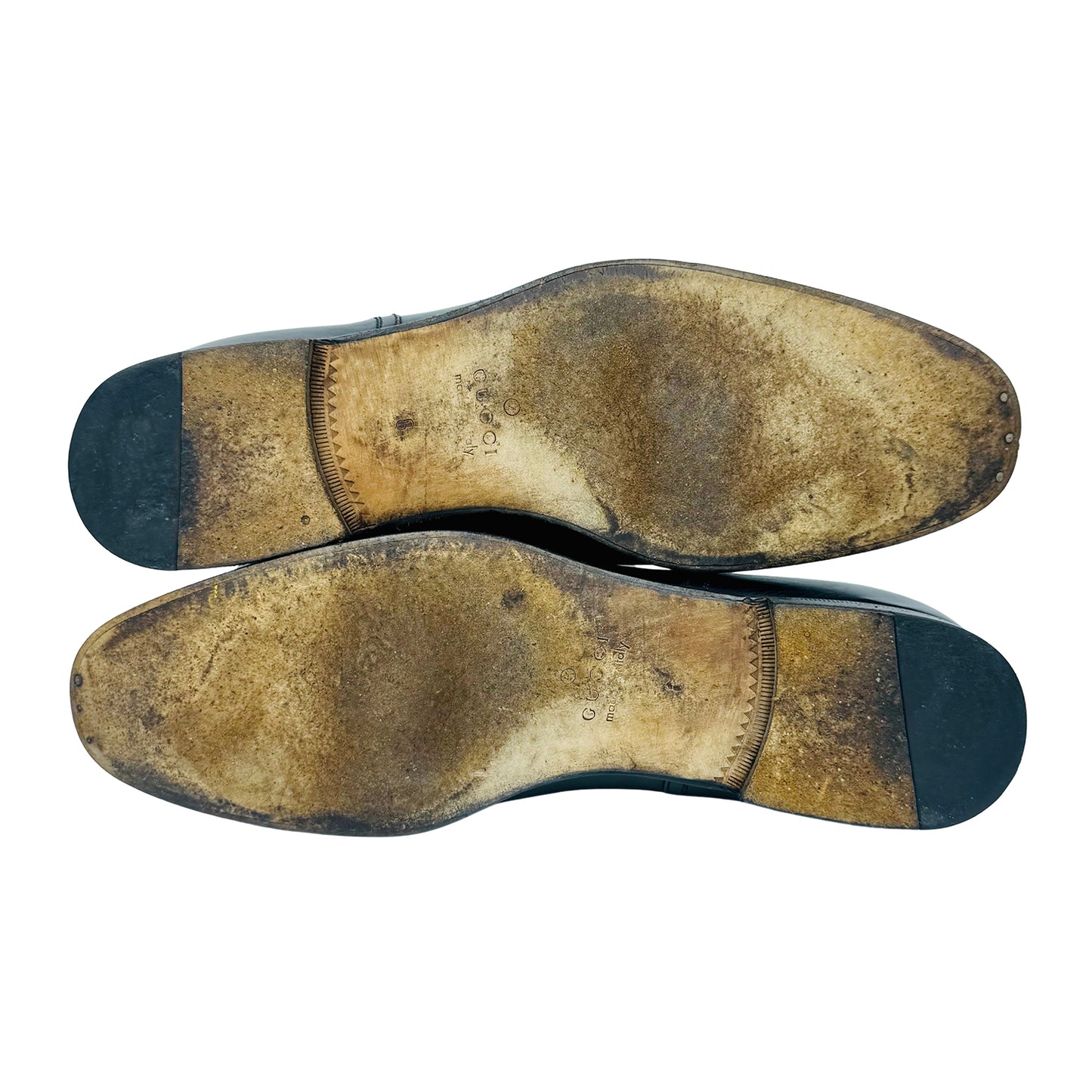 Gucci Men's Black Leather Horsebit Loafer (Size 41)