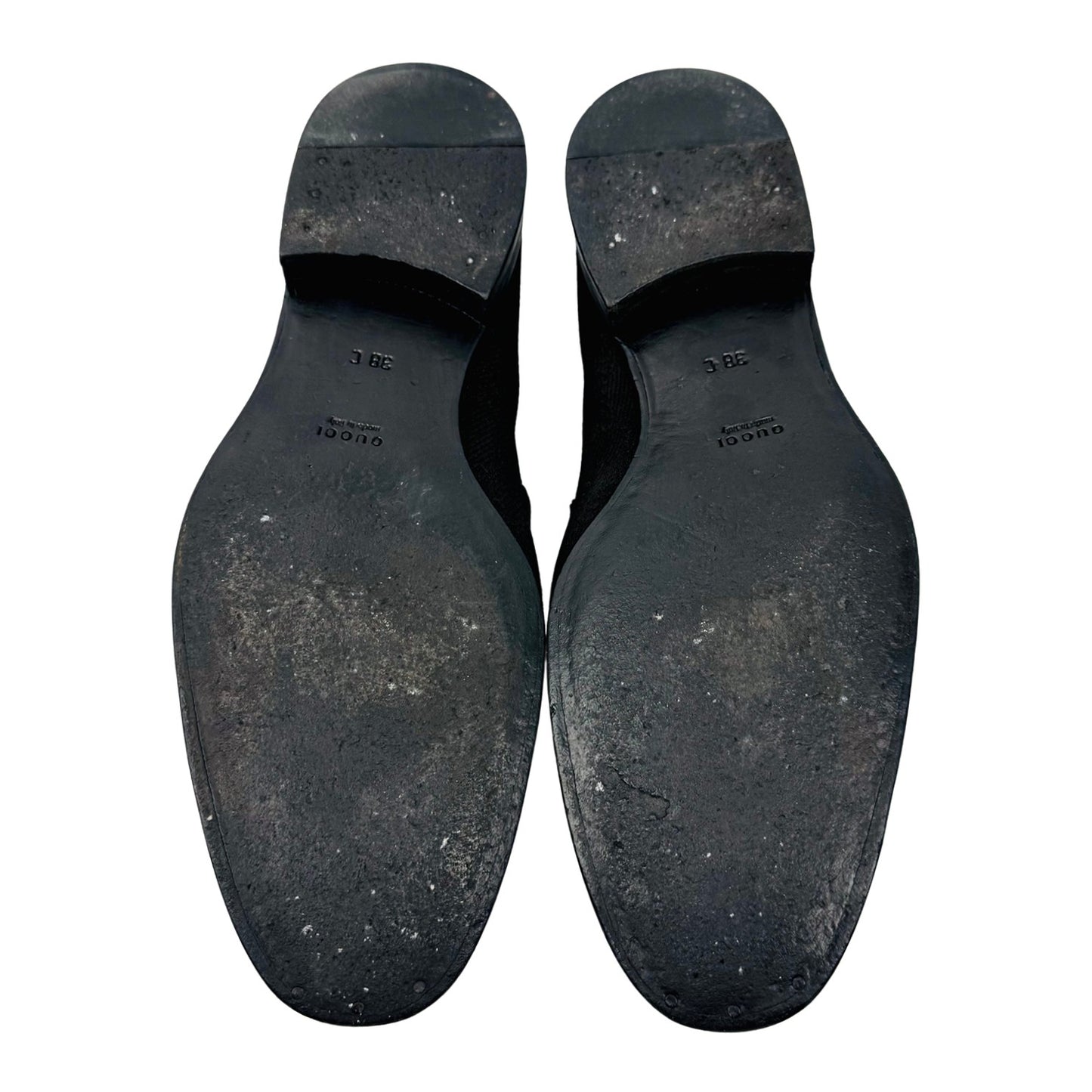 Gucci GG Canvas Black Loafers (Size 38/38.5) - 102696