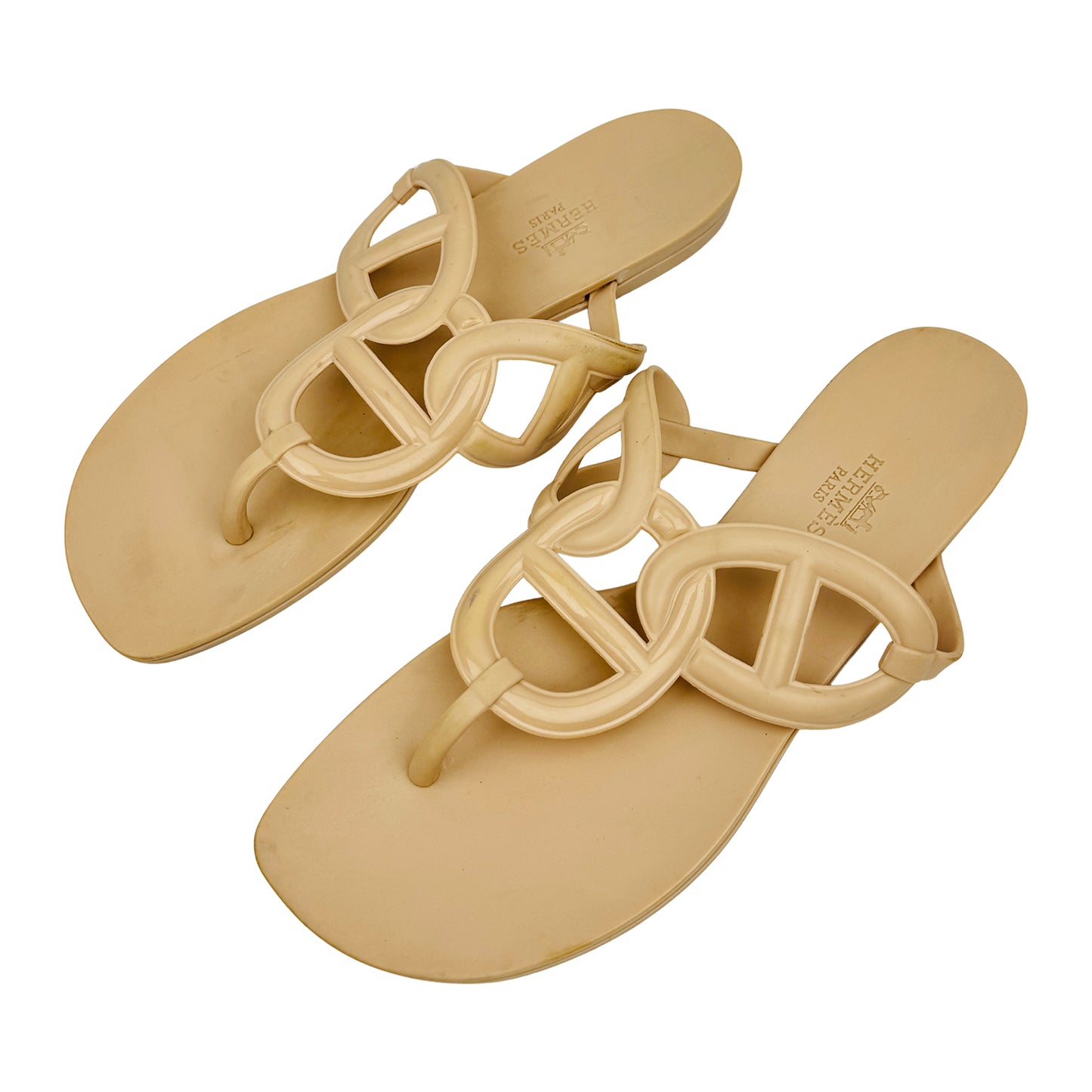 Hermès Egerie Beige Sandal Slippers (Size 41)