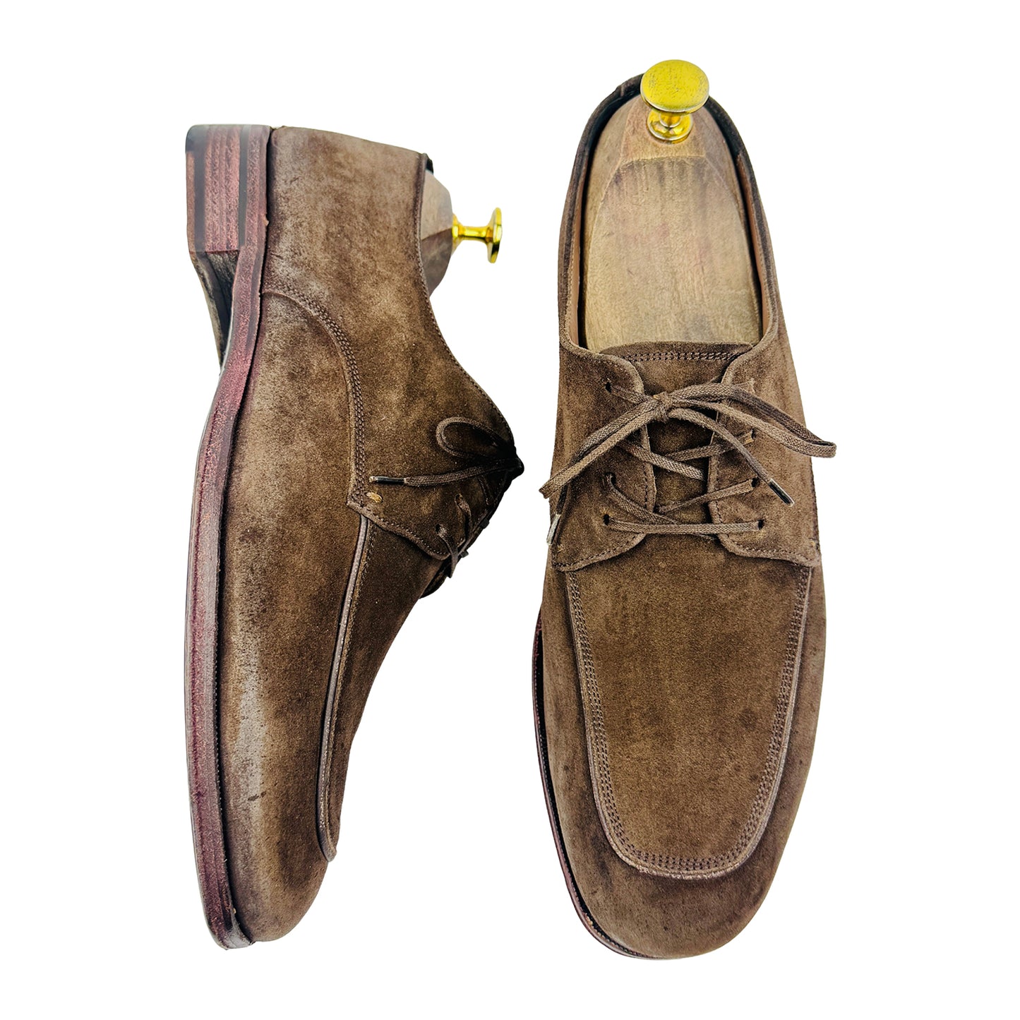 Salvatore Ferragamo Brown Derby Shoes (Size 41/41.5)