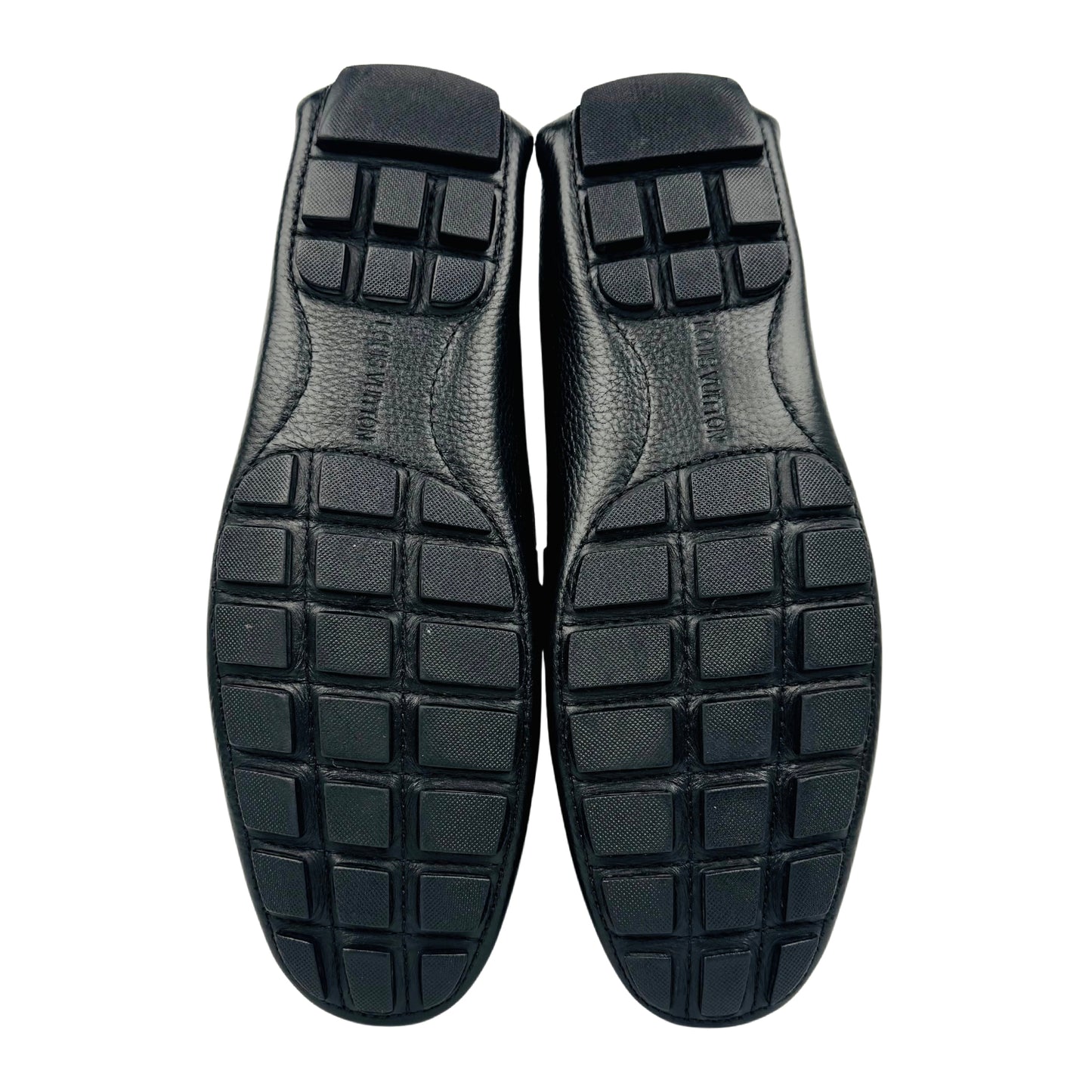 Louis Vuitton Hockenheim Black Leather Loafers (Size 42)