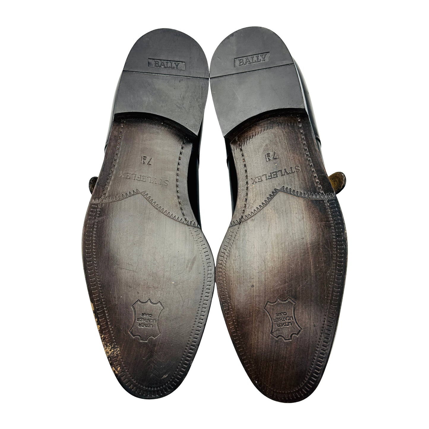 Bally Black Leather Single Monkstrap Loafers (Size 41/41.5)
