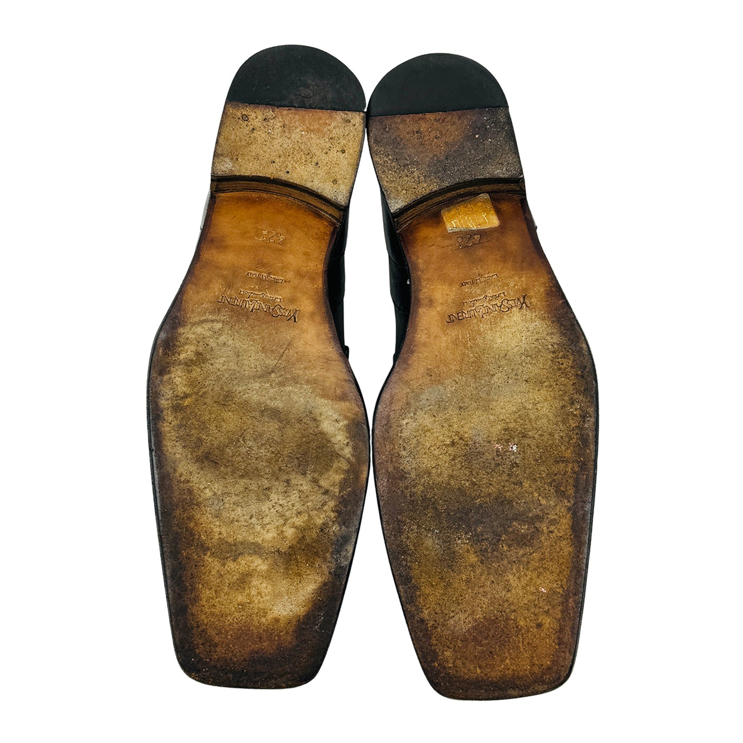 Yves Saint Laurent Black Leather Loafers (Size 42.5)