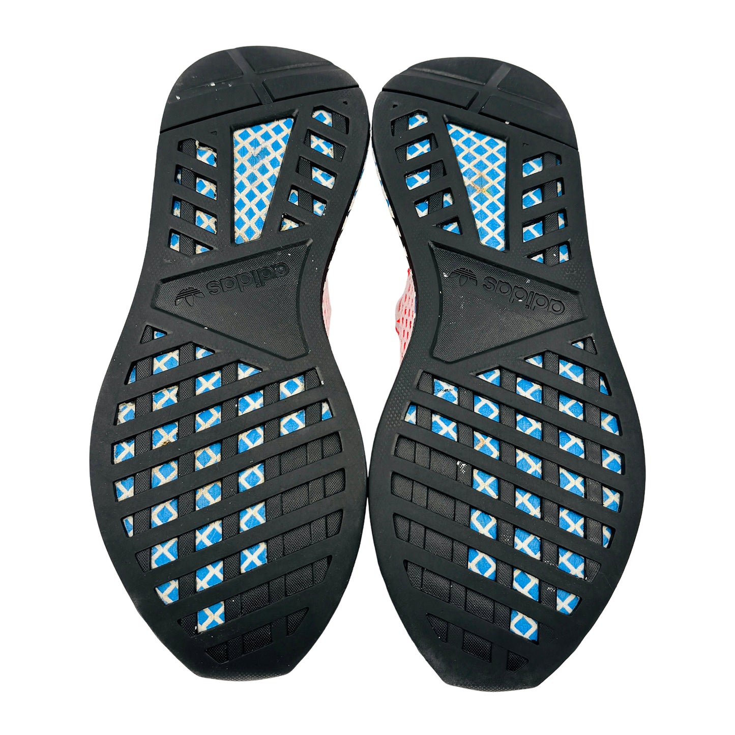 Adidas Deerupt Runner Red Blue Sneakers (Size 41/41.5) - AC8466