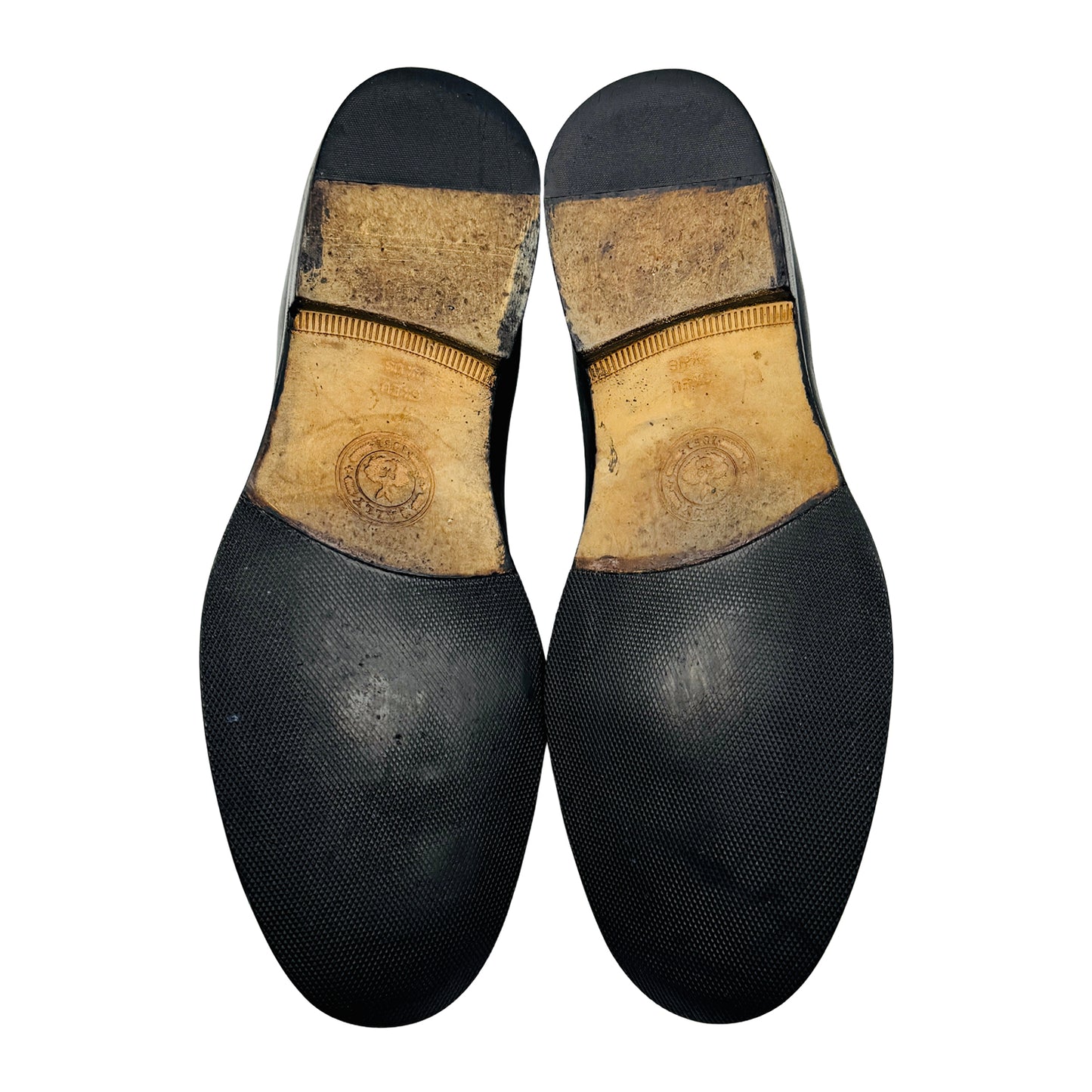 Bally Men's Black Leather Swiss Made Loafers (Size 42)