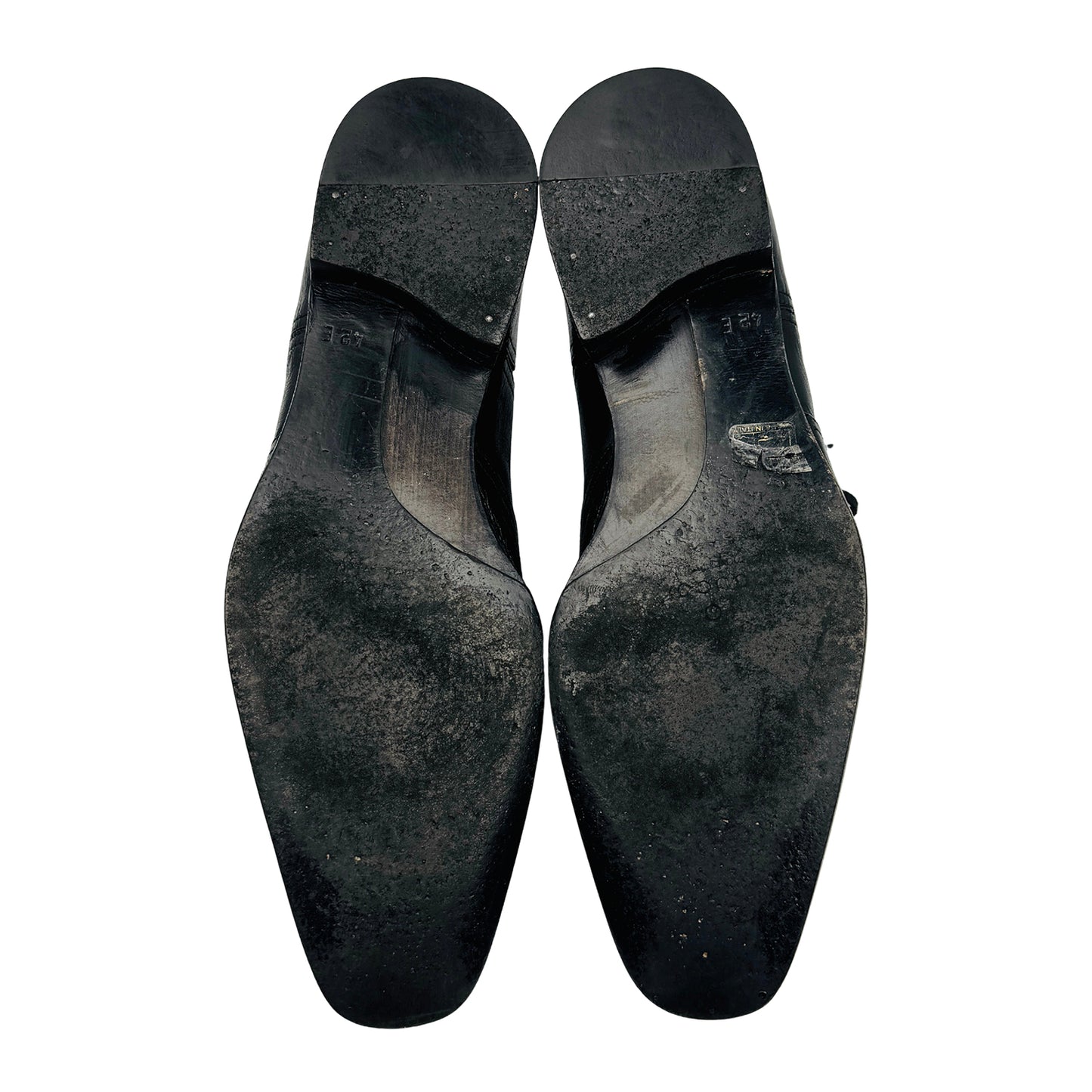 Gucci Men's Black Leather Oxfords (Size 42.5)
