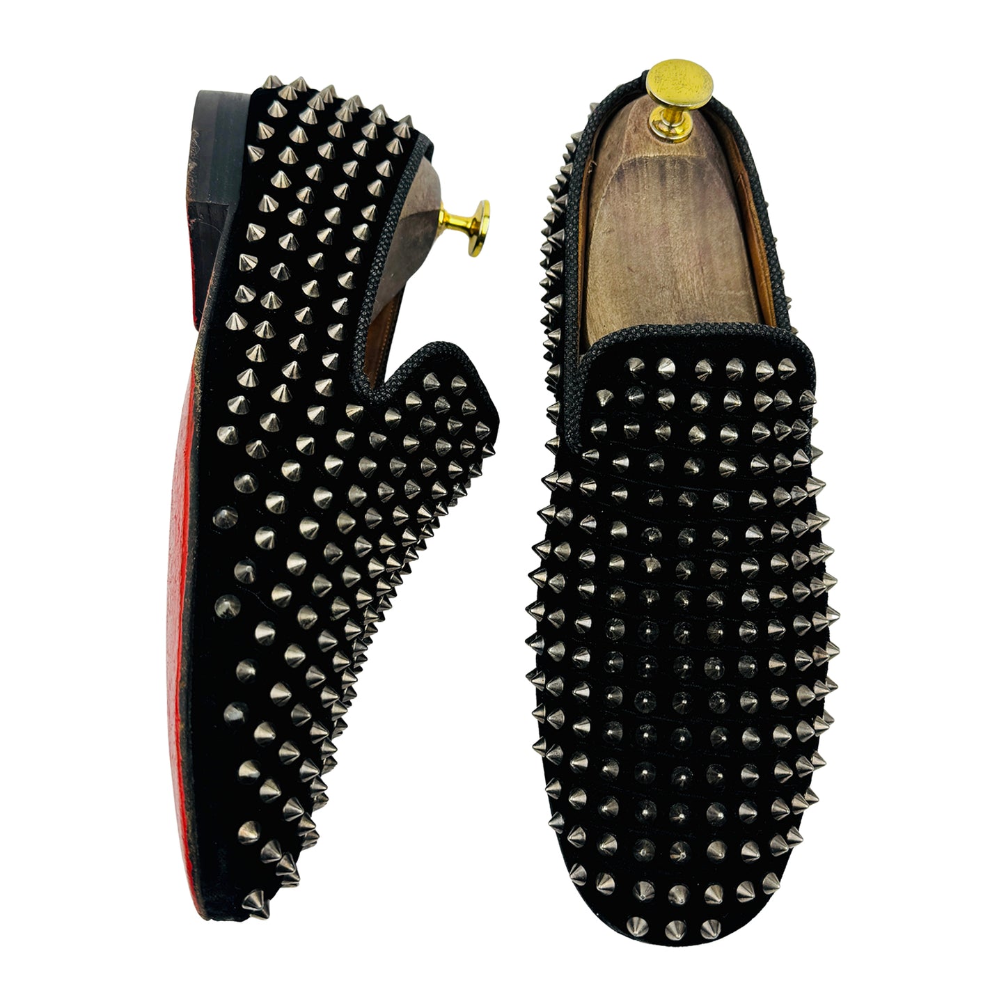 Christian Louboutin Dandelion Spiked Loafers (Size 42)