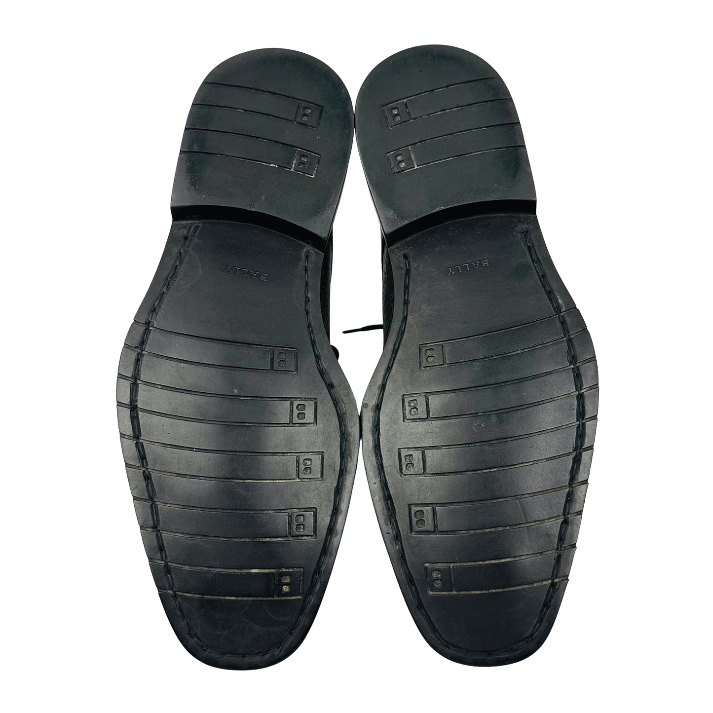 Bally Tames Dark Green Leather Derby Shoes (Size 42.5)