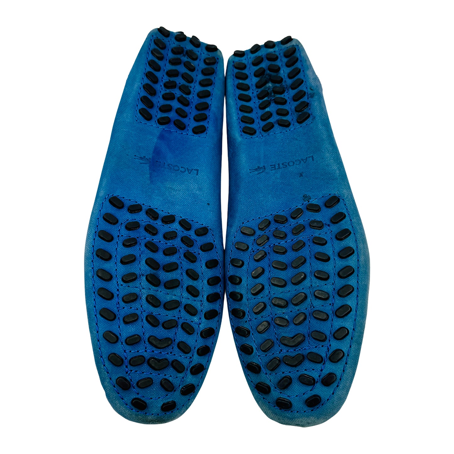 Lacoste Men's Blue Dotted Loafers (Size 41/41.5)