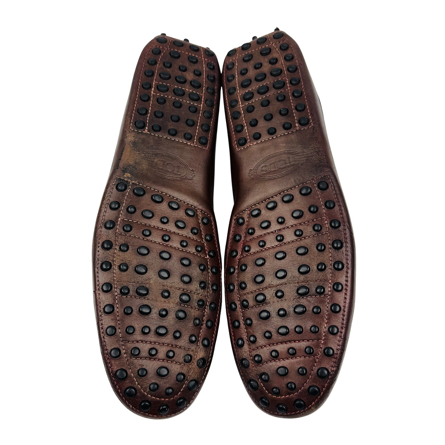 Tod’s Men's Brown Leather Gommino Loafers (Size 45)