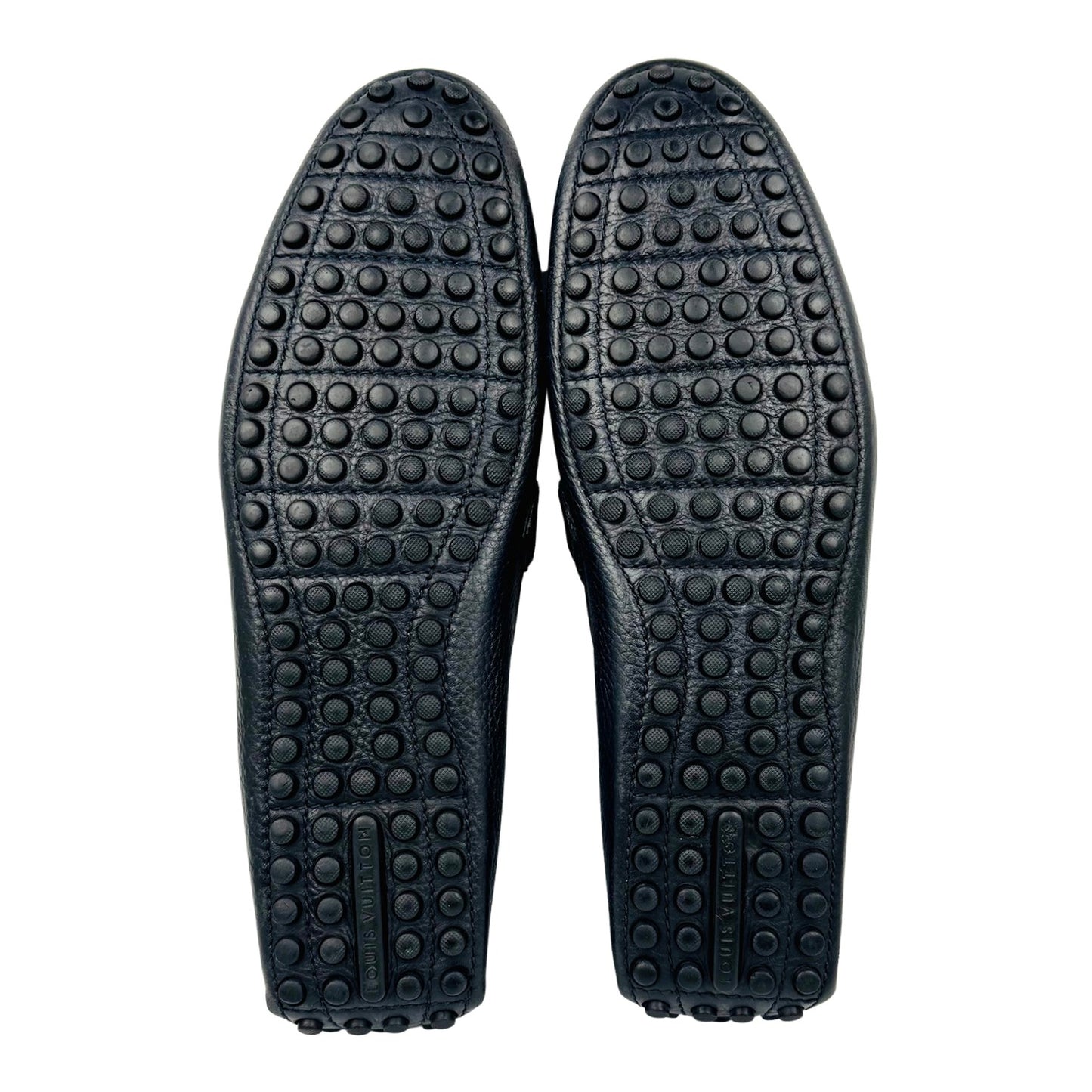 Louis Vuitton Hockenheim Navy Blue Loafers (Size 46)