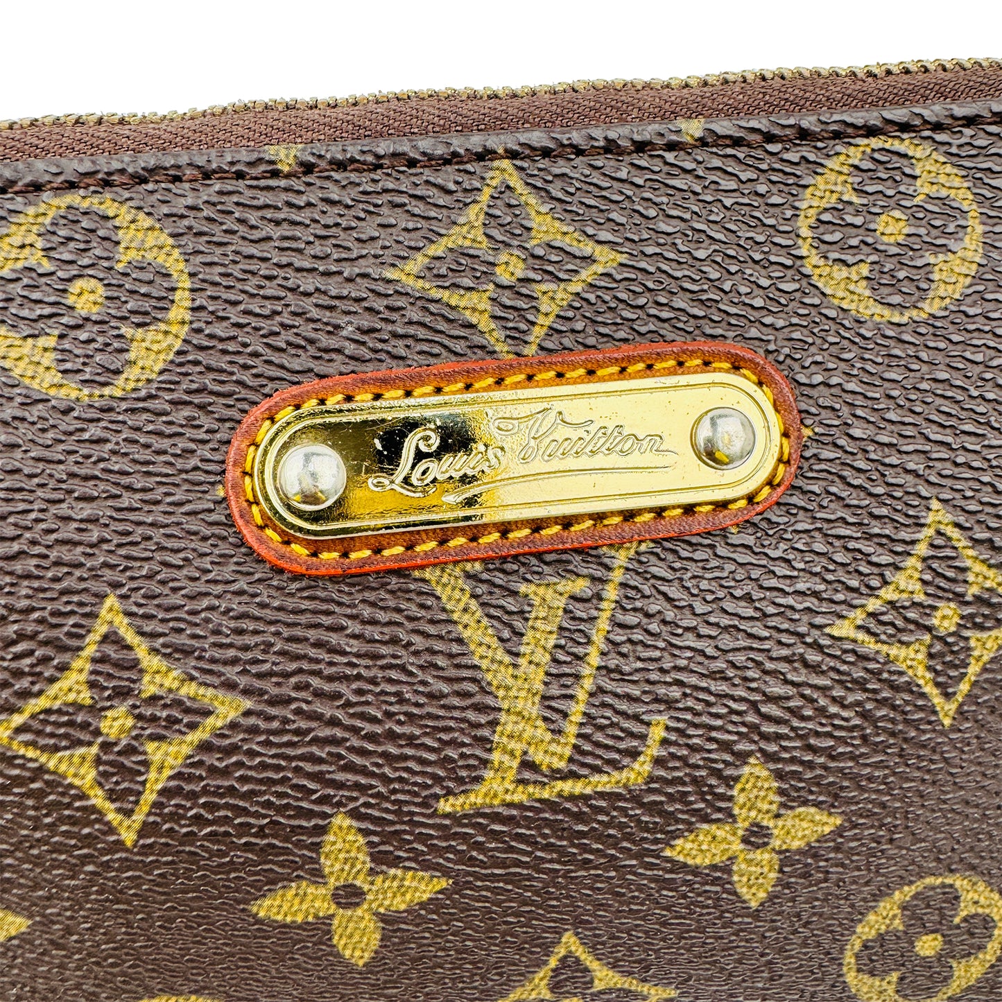 Louis Vuitton Eva Brown Monogram Canvas Clutch Bag
