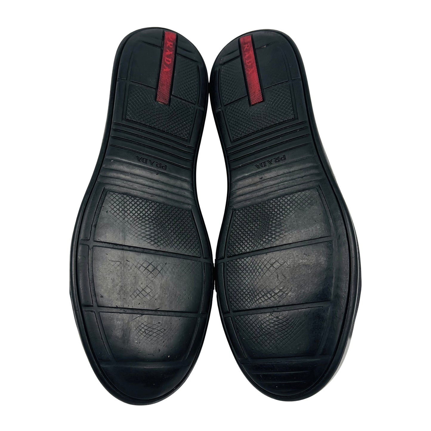 Prada Men's Black Low-Top Sneakers (Size 42.5)