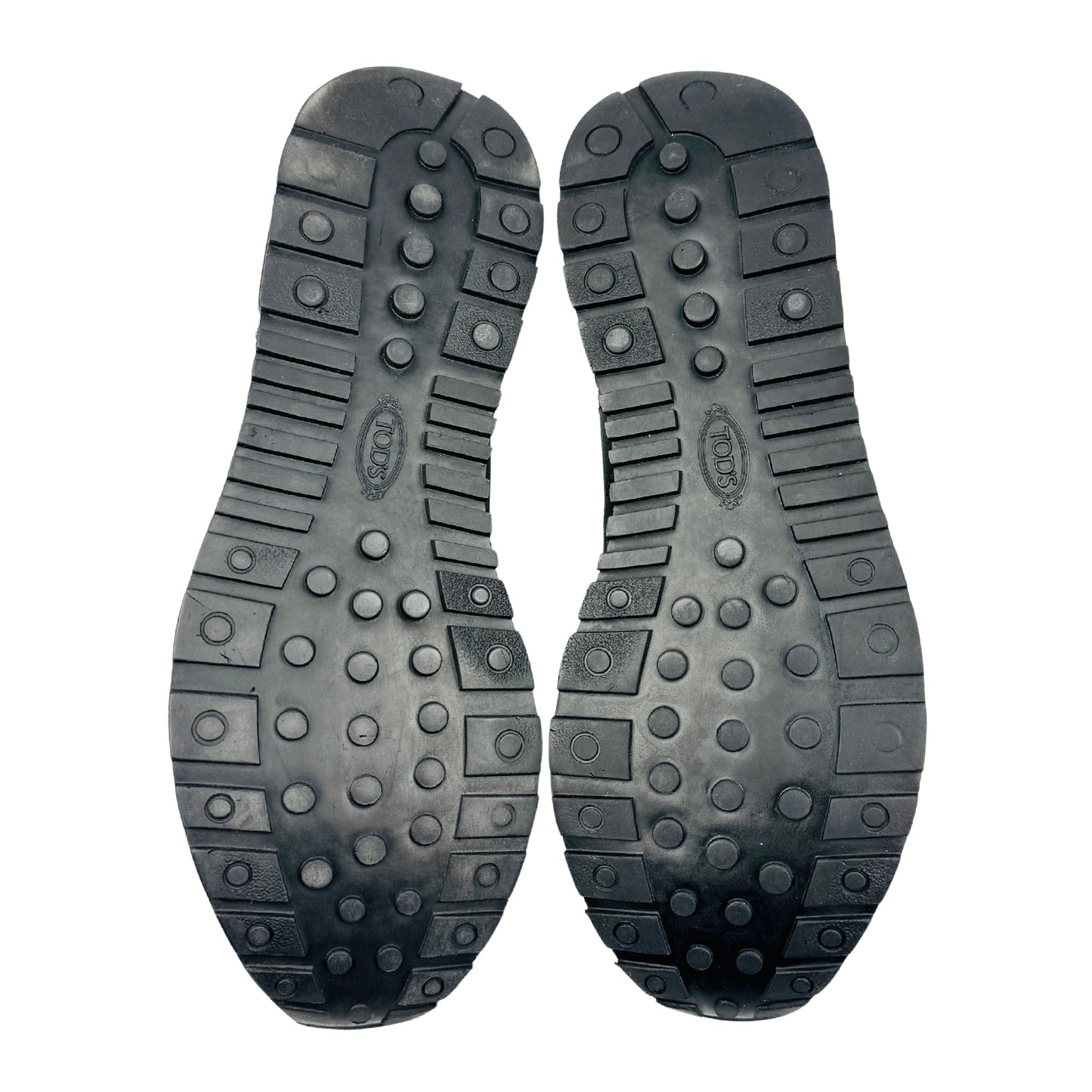 Tod's Men's Black Leather Sneakers (Size 42.5)