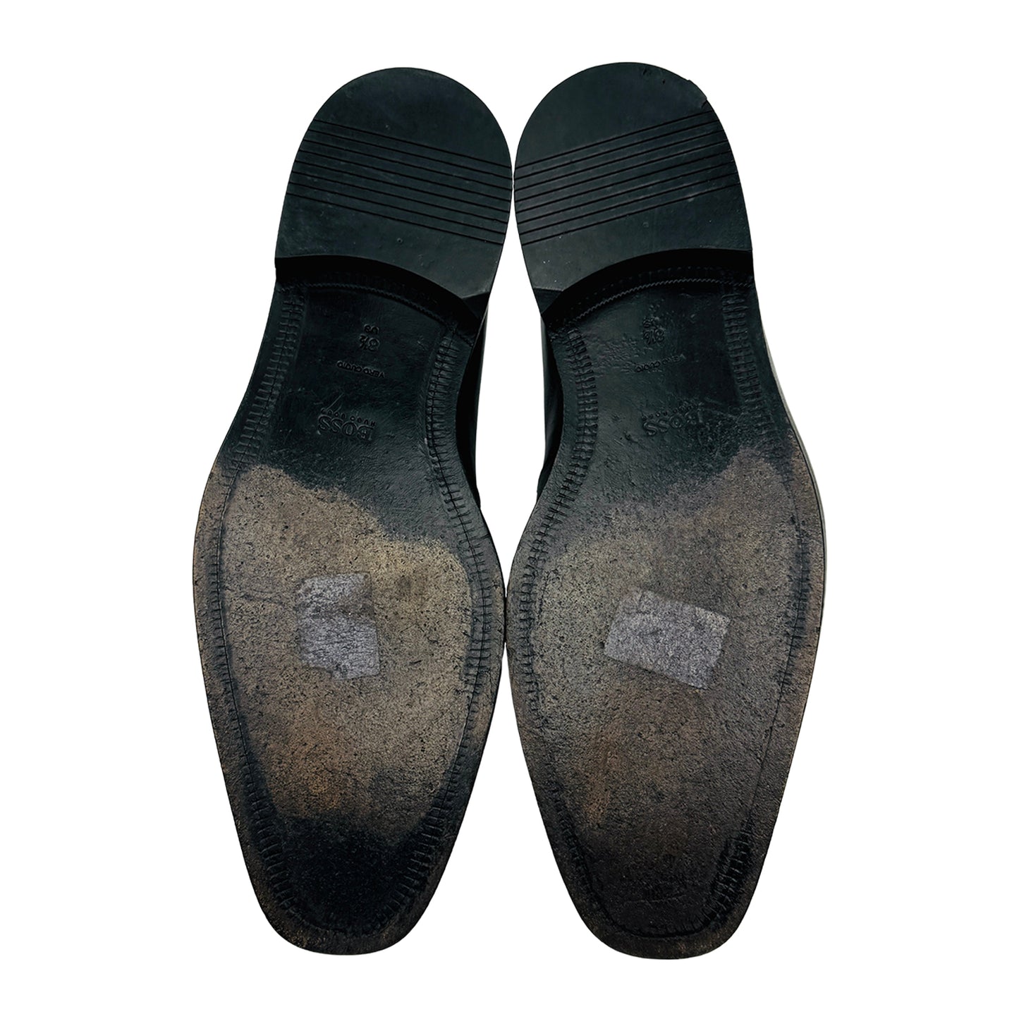 Hugo Boss Men's Black Leather Loafers (Size 42)