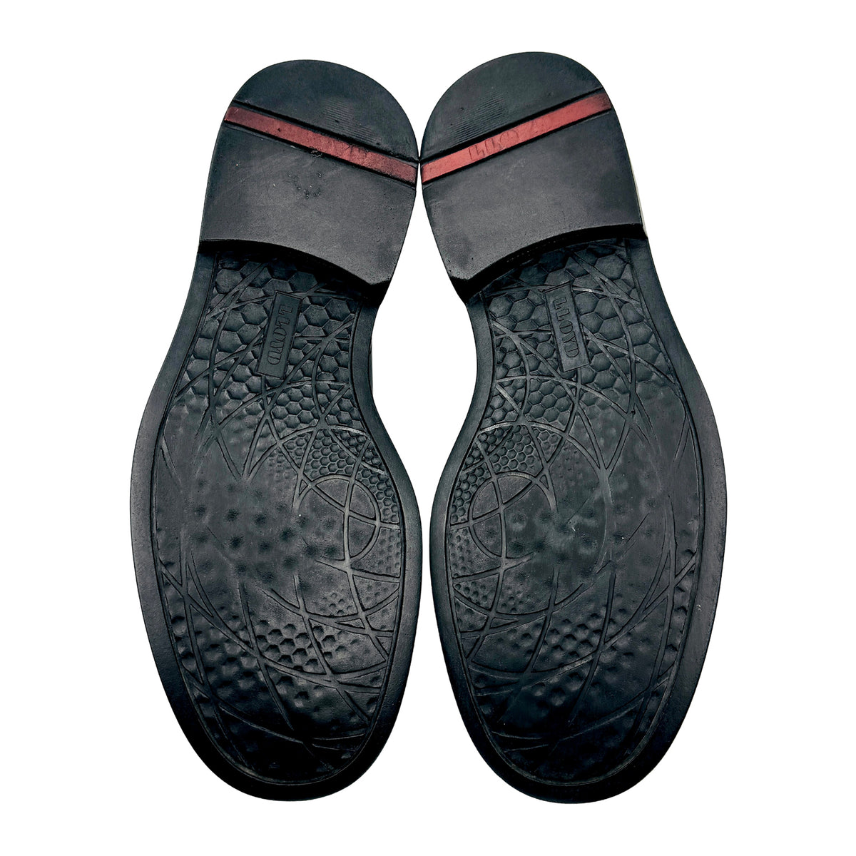 LLOYD Men's Black Leather Loafers (Size 42)