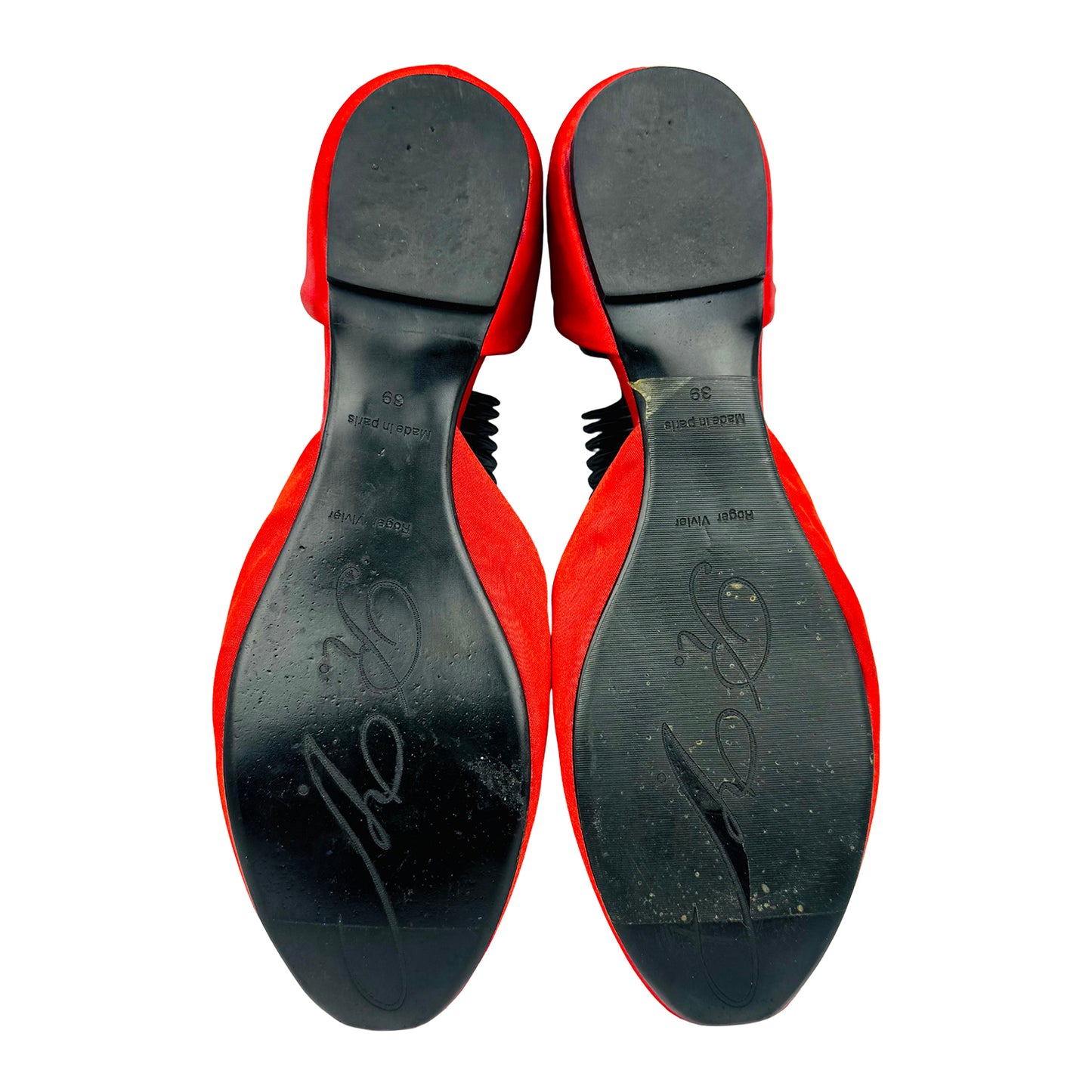 Roger Vivier Strass Chips Ballerina Flats (Size 39/39.5)