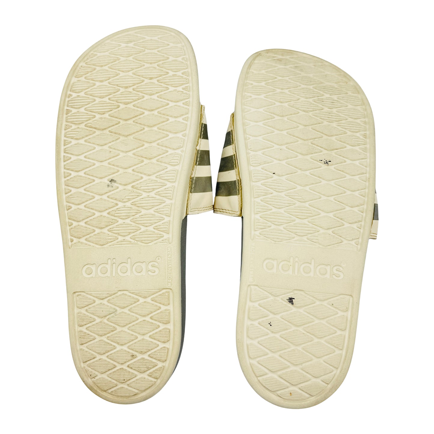 Adidas Adilette Comfort 'Chalk White' Slides (Size 42) - GW8746
