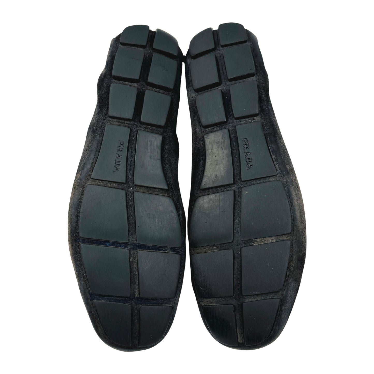 Prada Men's Black Suede Driving Loafers (Size 43.5)