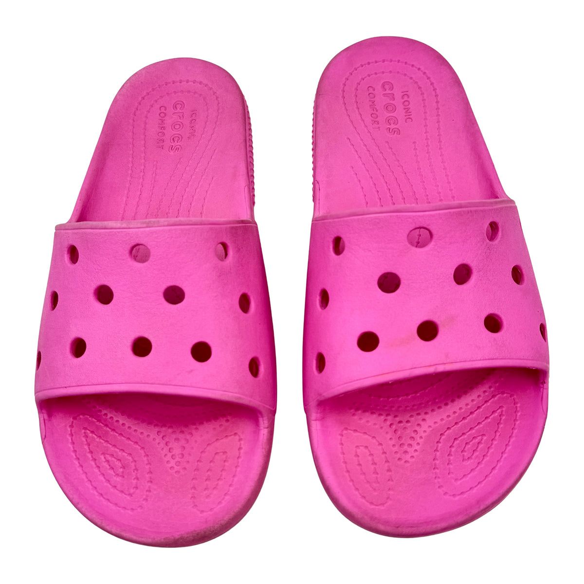 Crocs Classic 'Electric Pink' Slides (Size 40/41) - 206121-6QQ