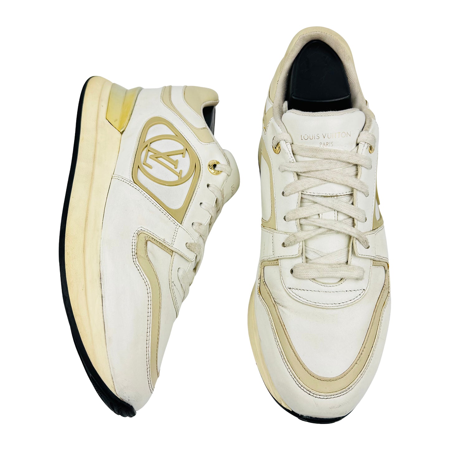 Louis Vuitton Neo Run Away 'White Beige' Shoes (Size 41)