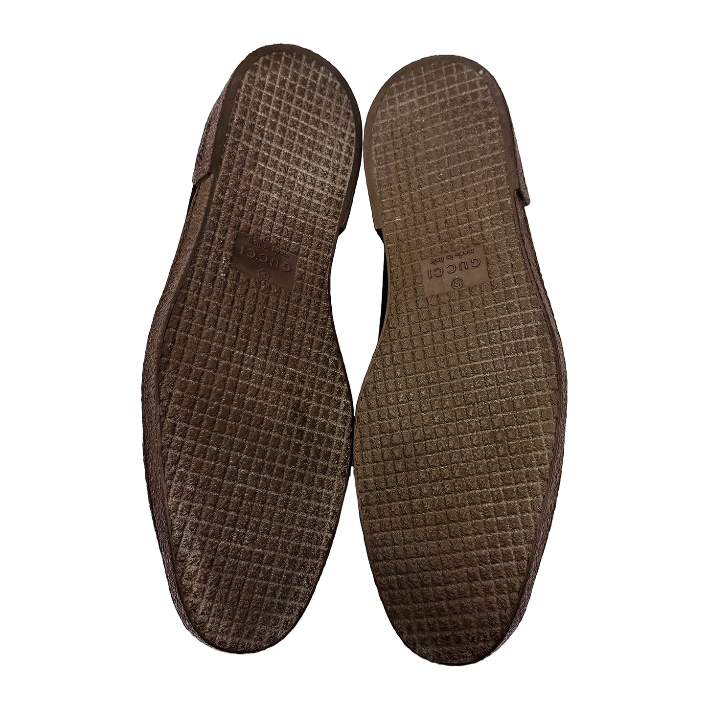Gucci Men's Brown Suede Loafers (Size 43.5/44)