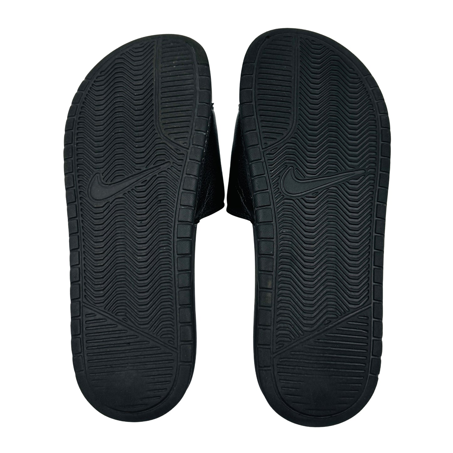 Nike Men's Benassi JDI Black Slides (Size 40)