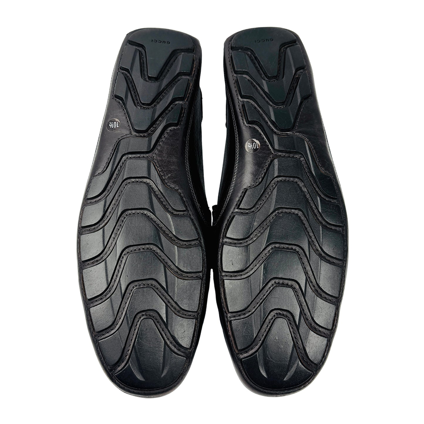 Gucci Men's Brown Leather Loafers (Size 44/44.5)