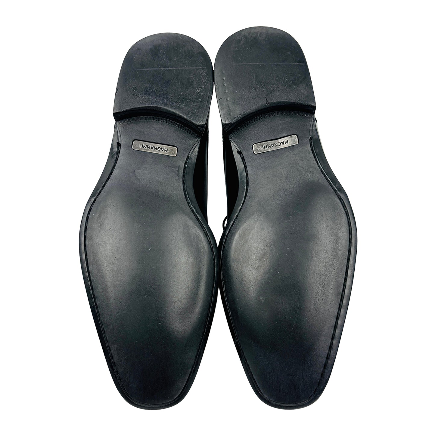 Magnanni Men's Pardo Black Derby Shoes (Size 41) - 13723