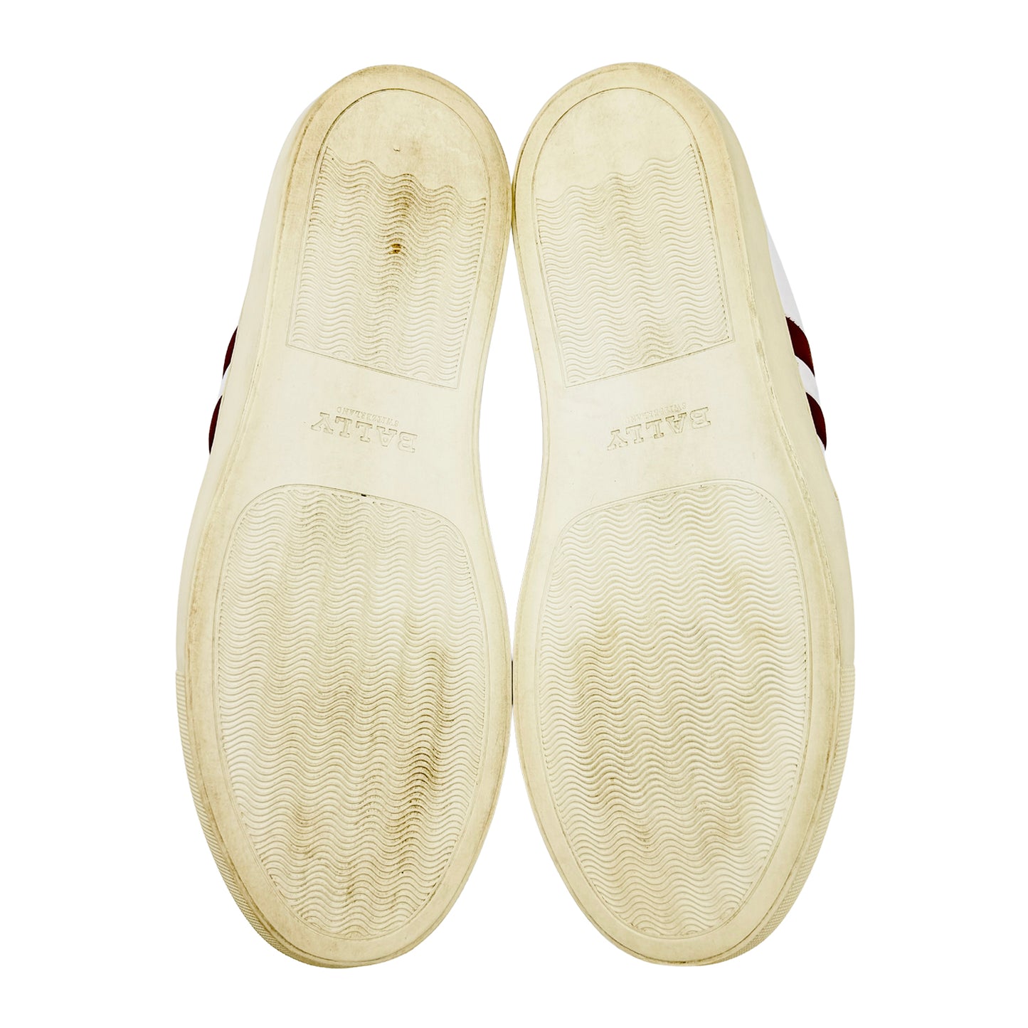 Bally Men's Oriano White Leather Sneakers (Size 41)