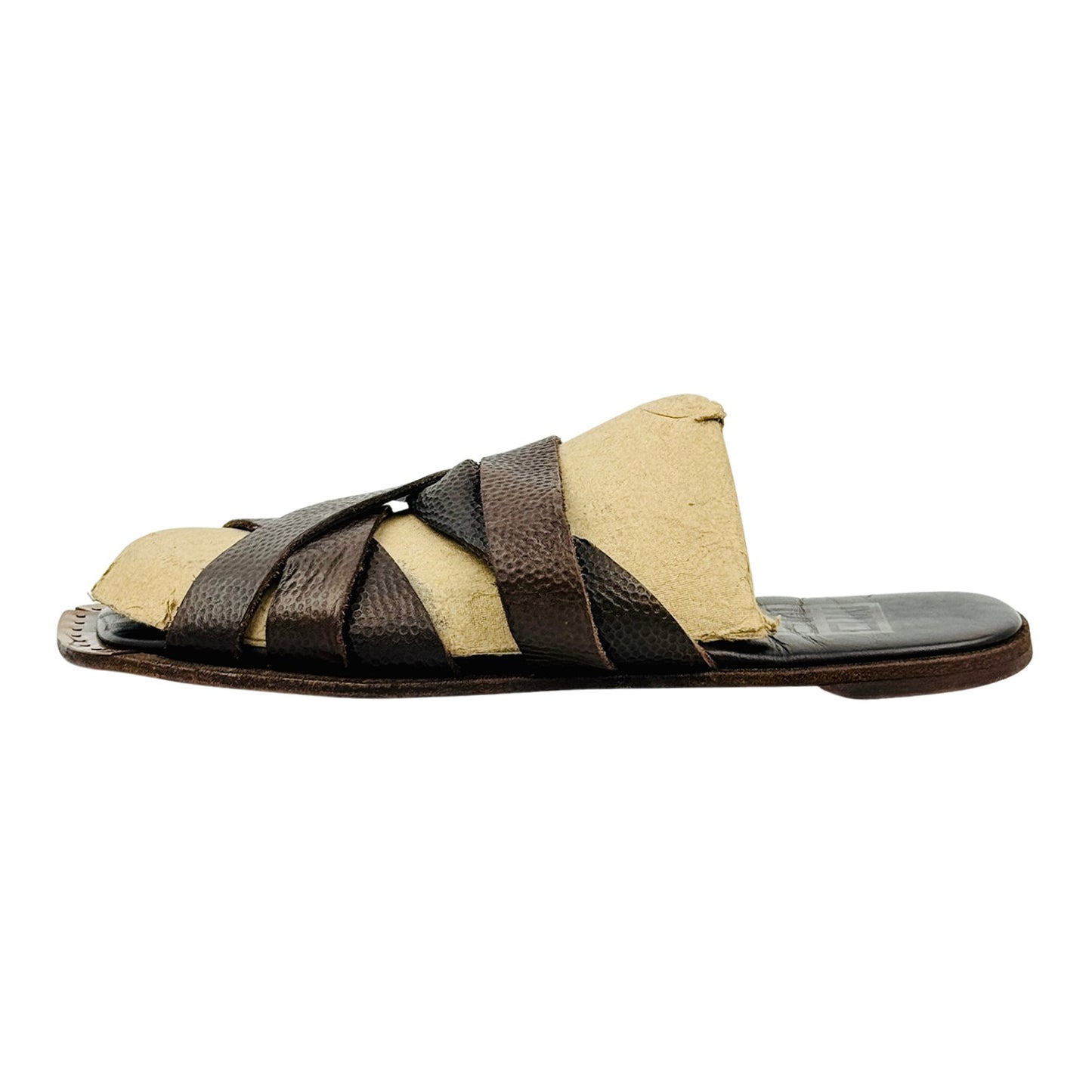 Brador Men's Cody Dark Brown Sandal Slippers (Size 40/41)