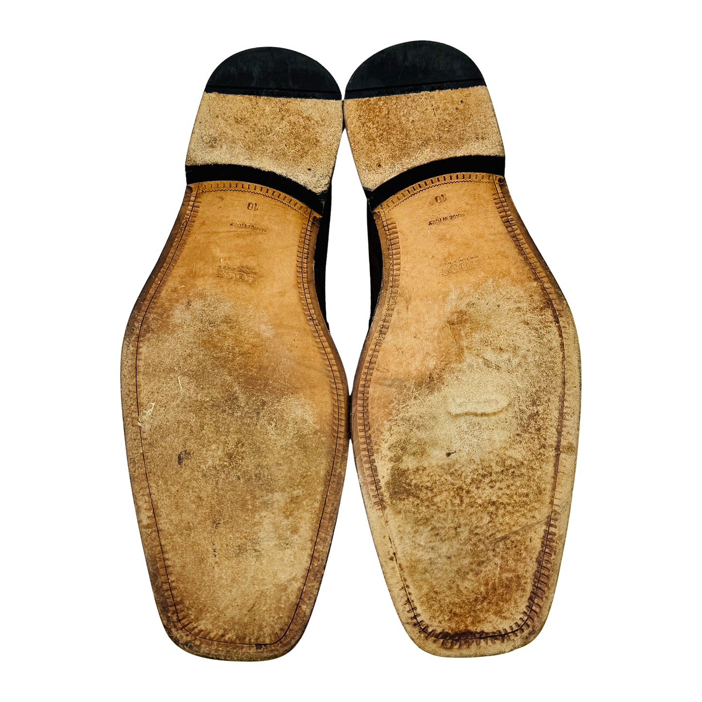 Hugo Boss Men's Dark Brown Suede Bit Loafers (Size 44.5/45)