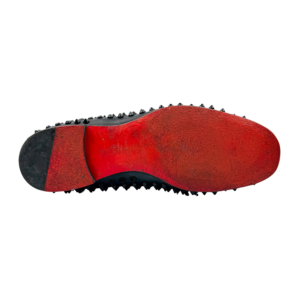 Christian Louboutin Black Dandelion Spikes Loafers (Size 41.5/42)
