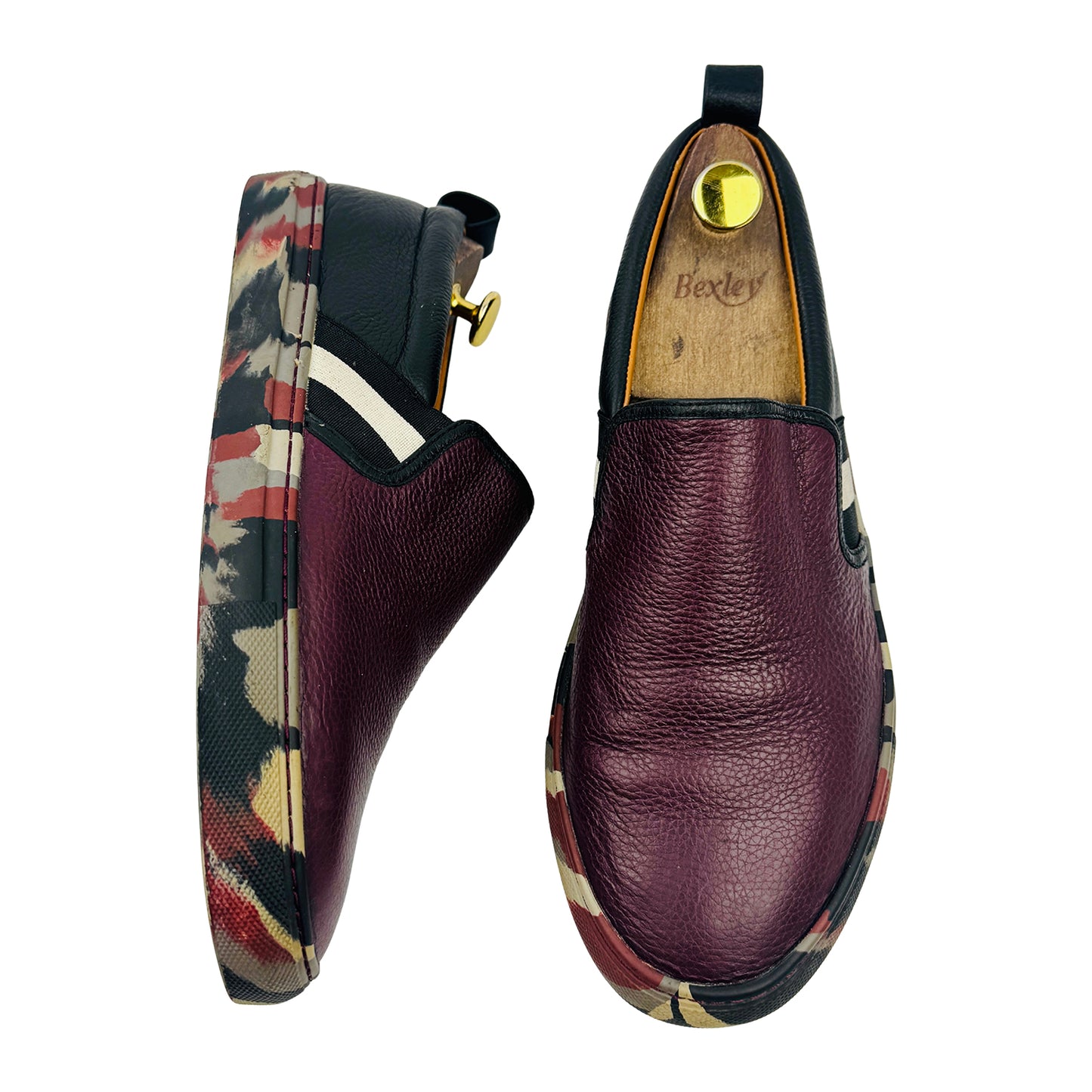 Bally Men's Herald 'Burgundy' Leather Shoes (Size 43)