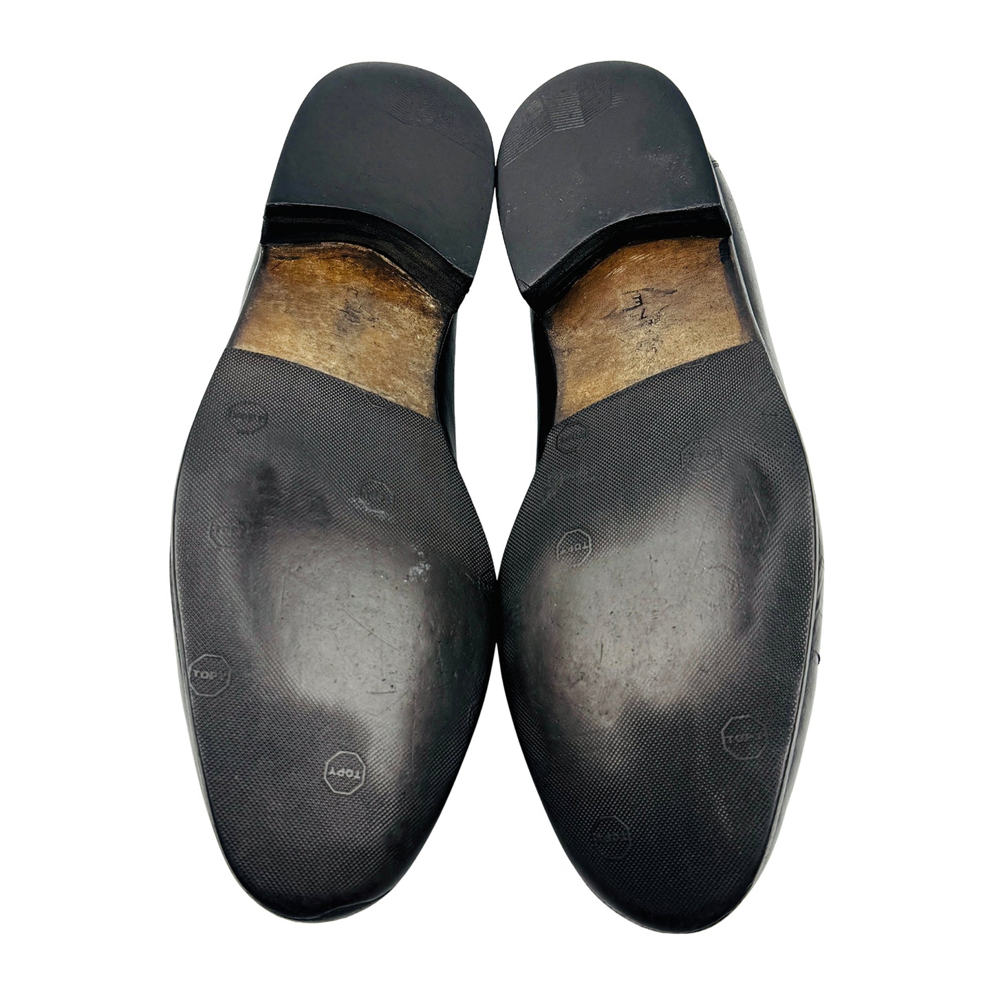 Bally Men's Black Leather Wingtip Loafers (Size 42)