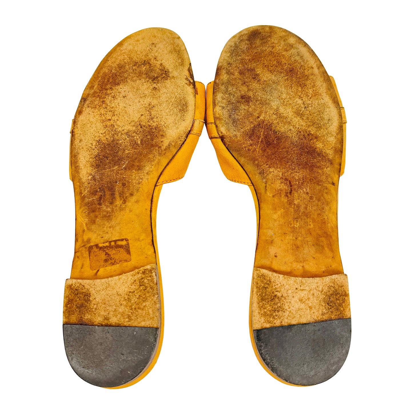 Celine Women's 'Mustard Yellow' Slippers (Size 39)