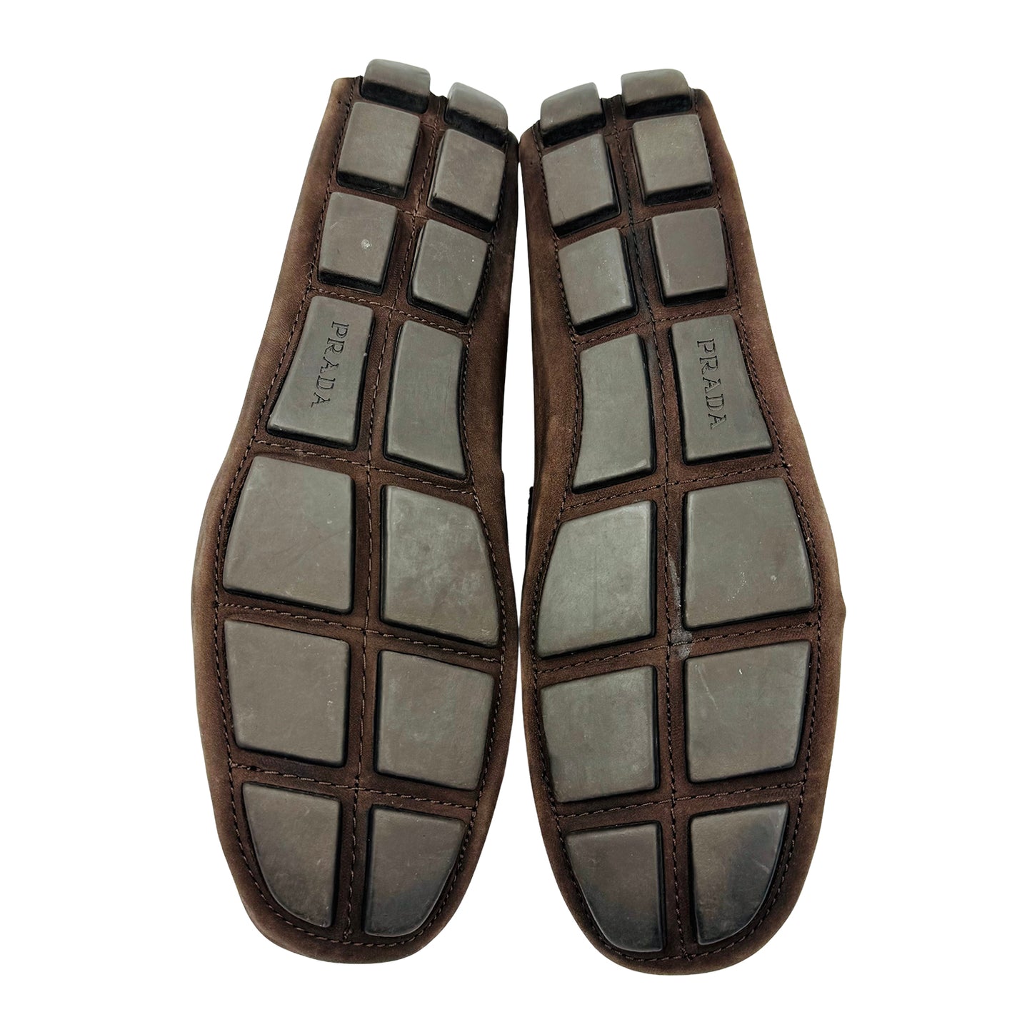 Prada Men's Brown Penny Suede Loafer (Size 42.5)