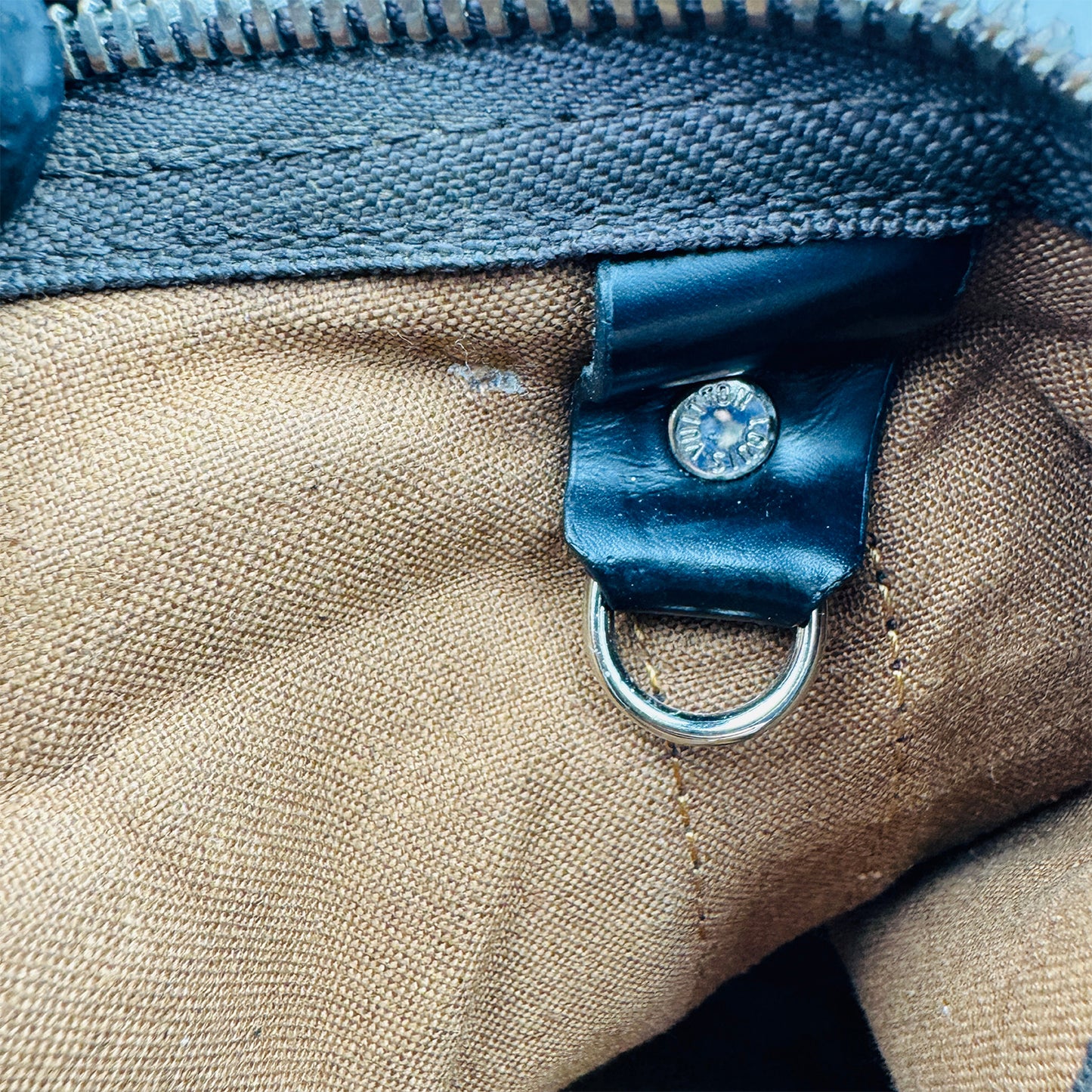 Louis Vuitton Keepall 55 Brown Duffel Bag