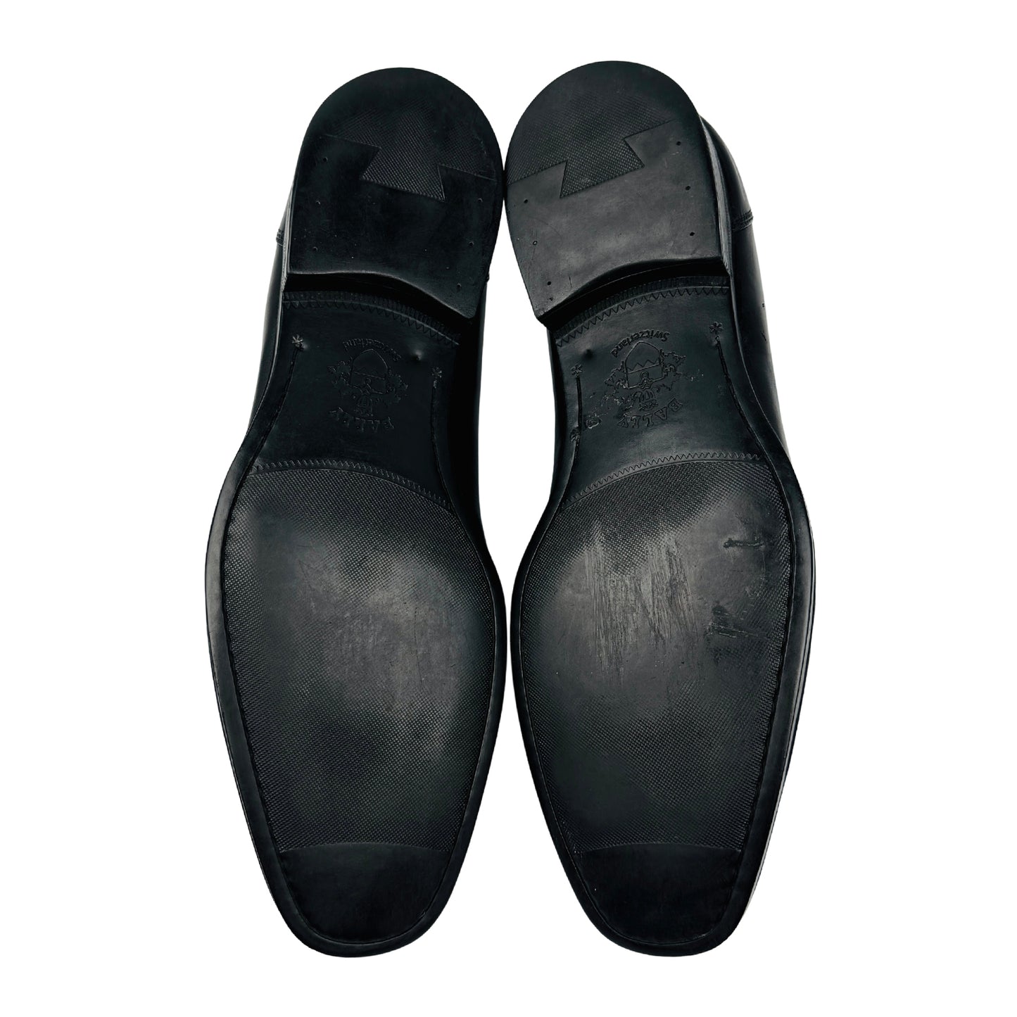 Bally Men's Black Leather Loafers (Size 44)