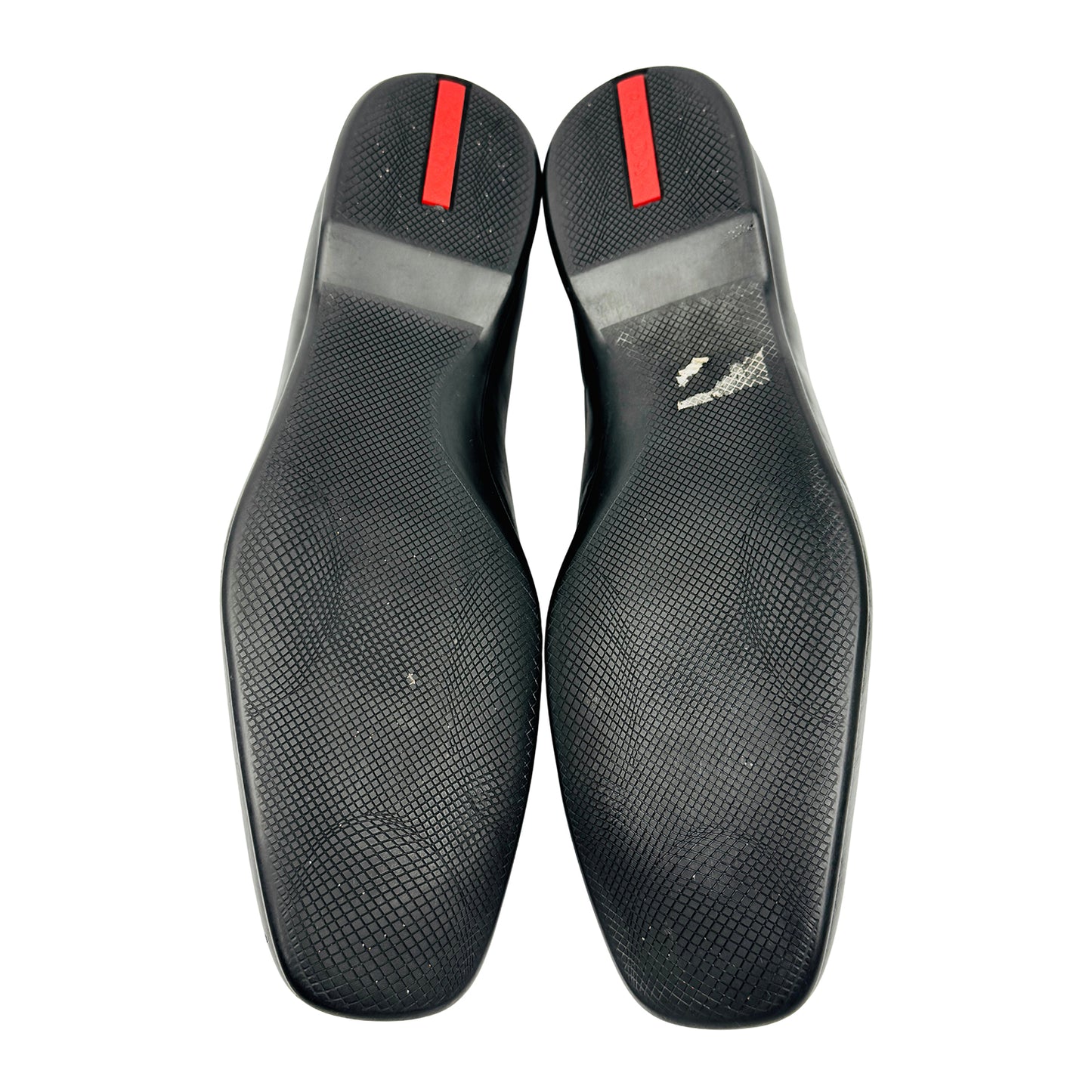 Prada Men's Black Leather Italian Loafers (Size 46)