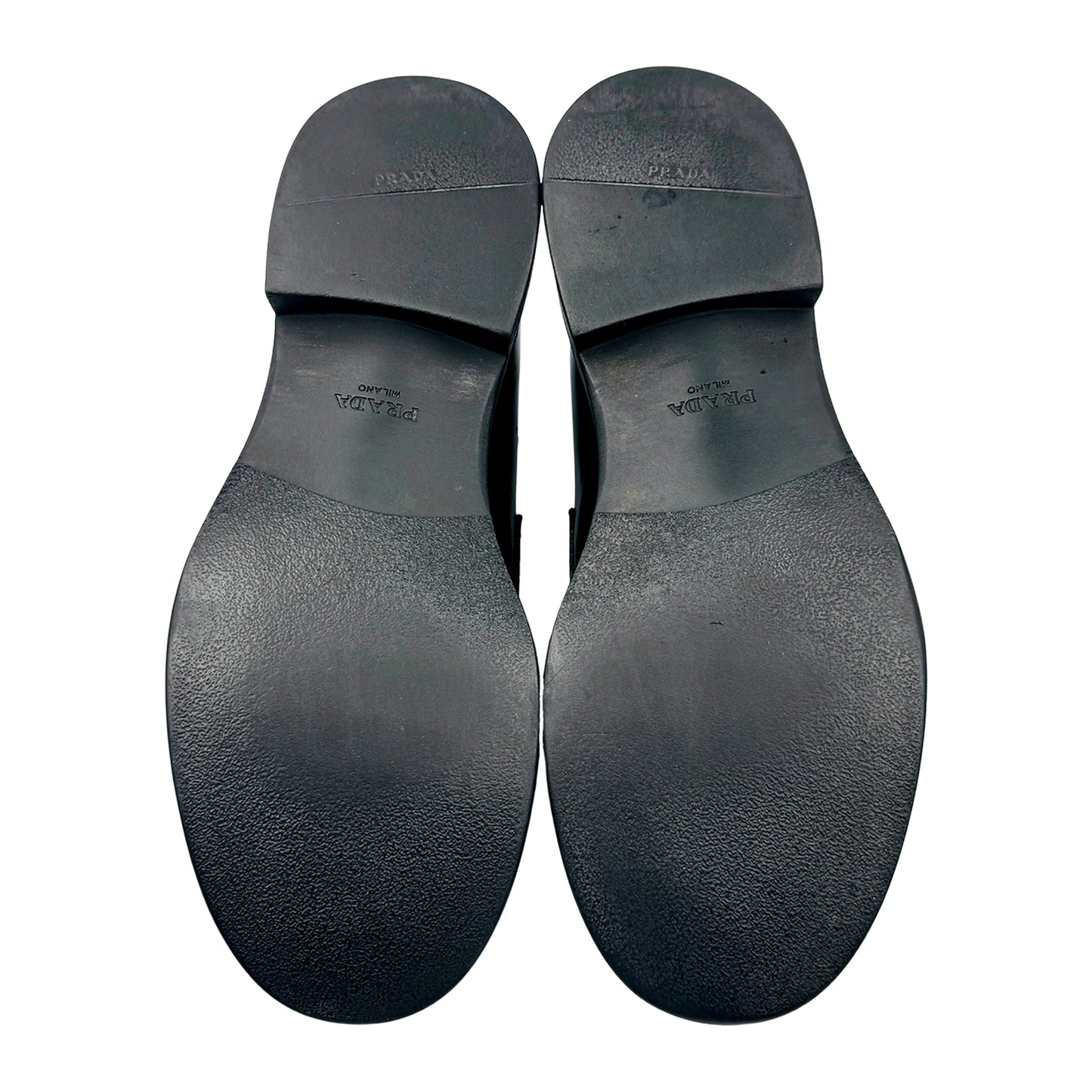 Prada Chocolate Brushed Leather Loafers (Size 41) - 2DE127