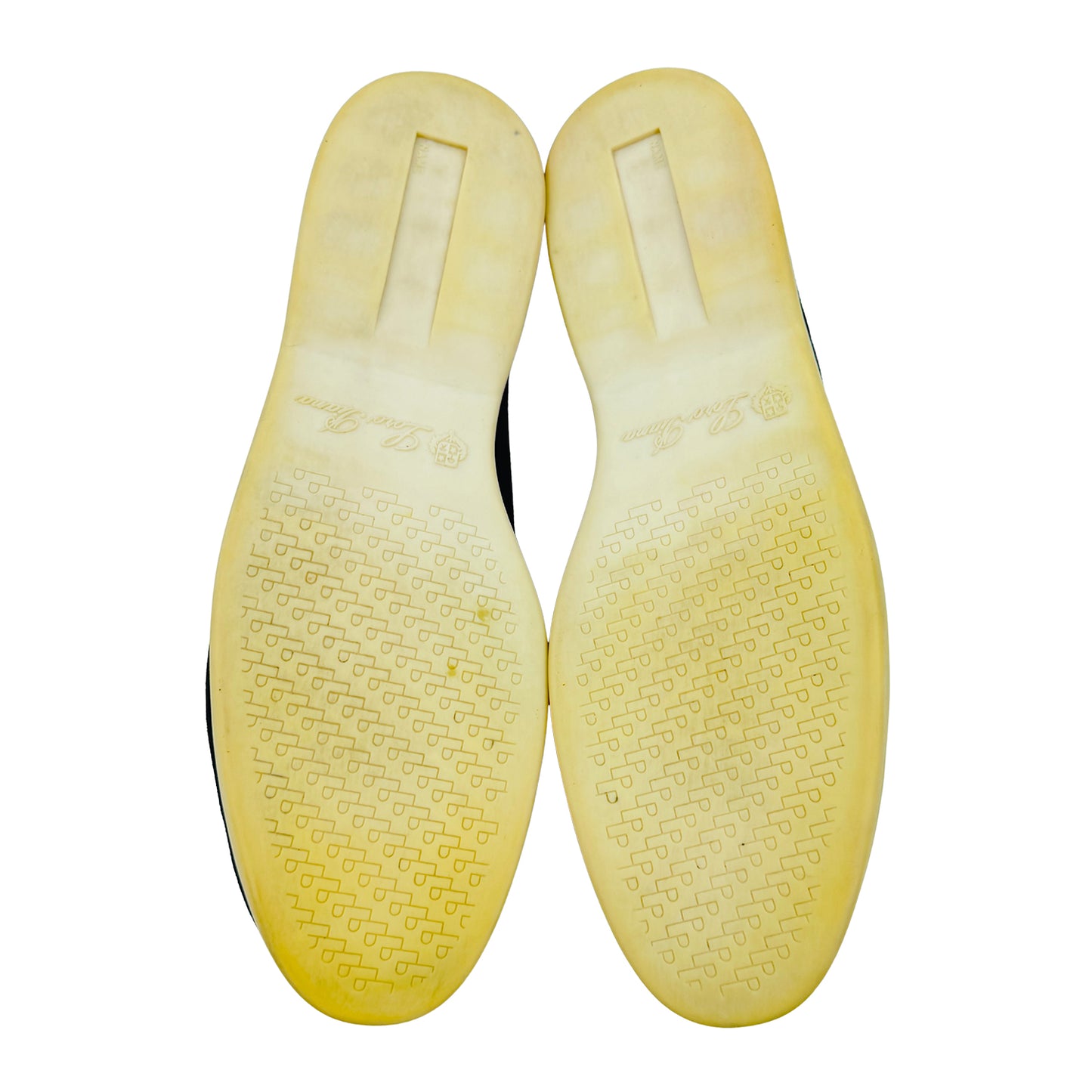 Loro Piana Summer Walk Black Loafers (Size 45)