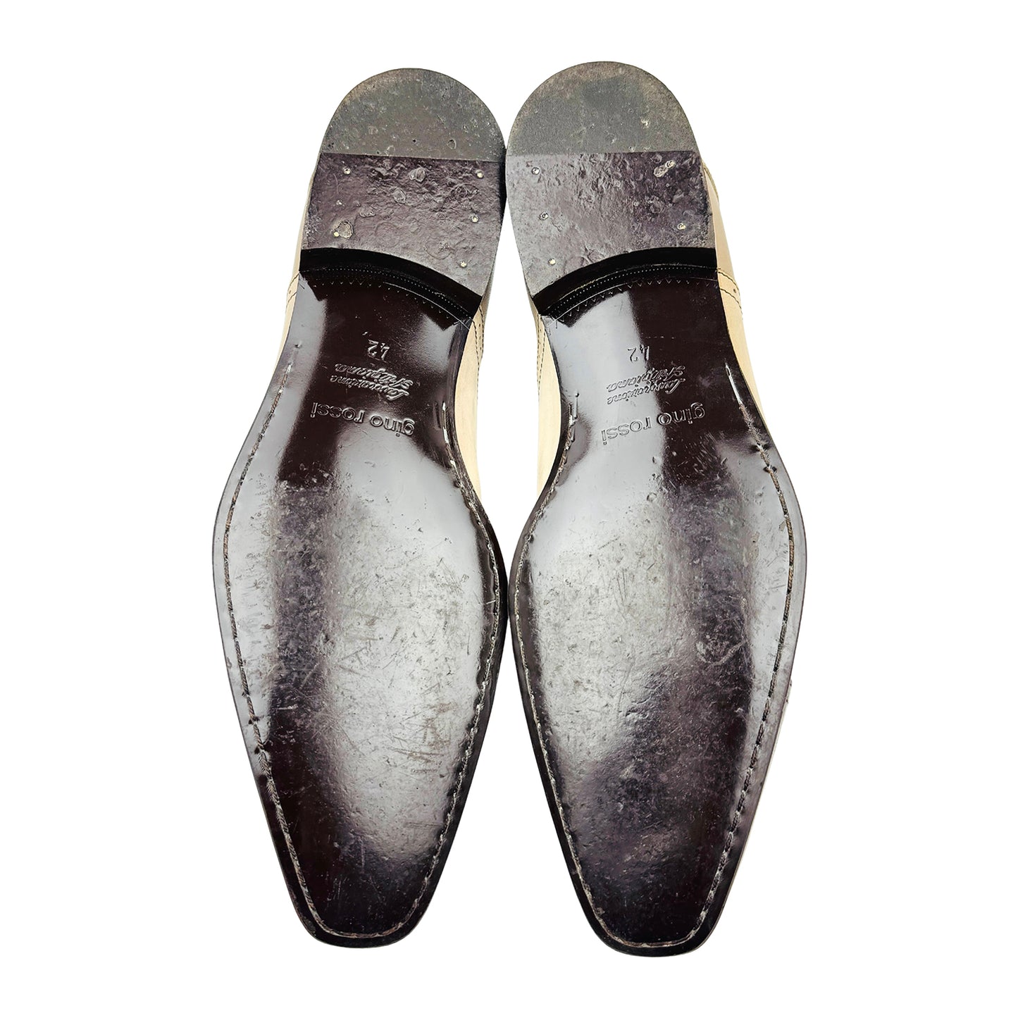 Gino Rossi Men's Beige Oxford Shoes (Size 42.5)
