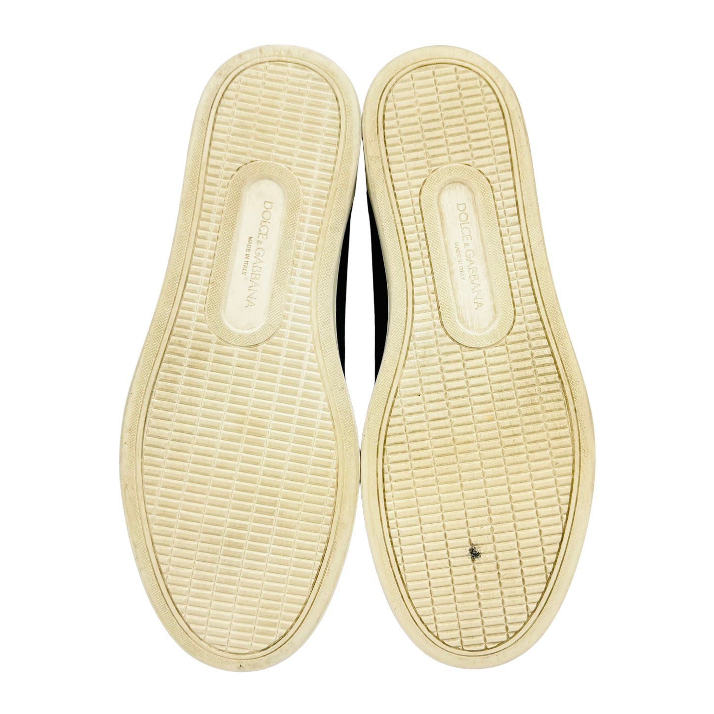 Dolce & Gabbana Men's Black Slip-On Shoes (Size 41)