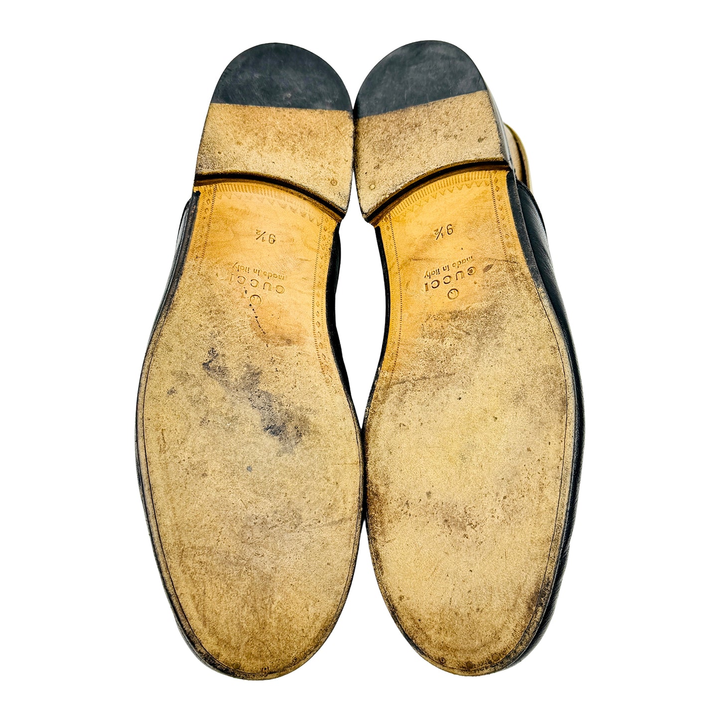 Gucci Leather Horsebit Slingback Slippers (Size 43.5) - 523406