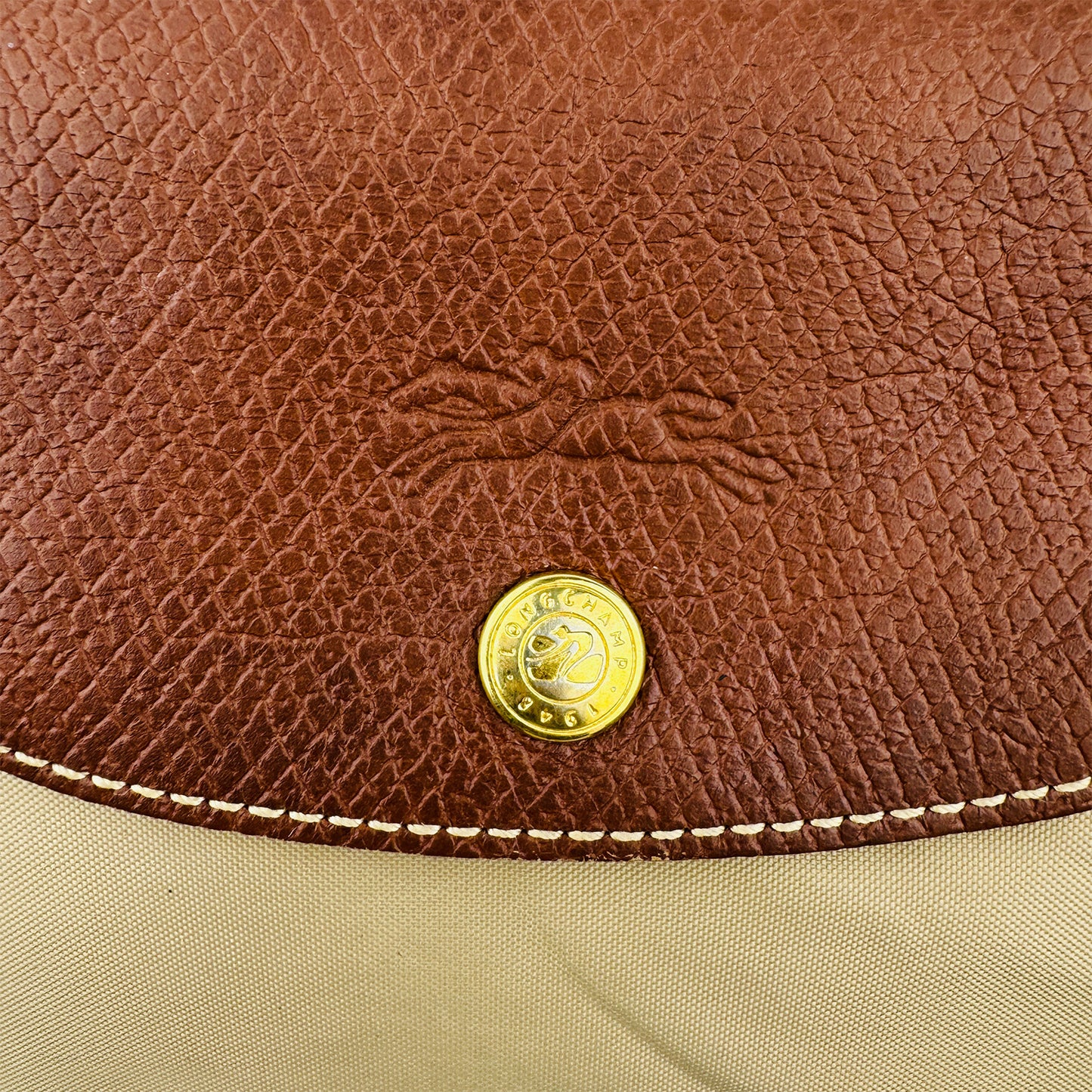 Longchamp Le Pliage 'Beige Brown' Large Tote Bag