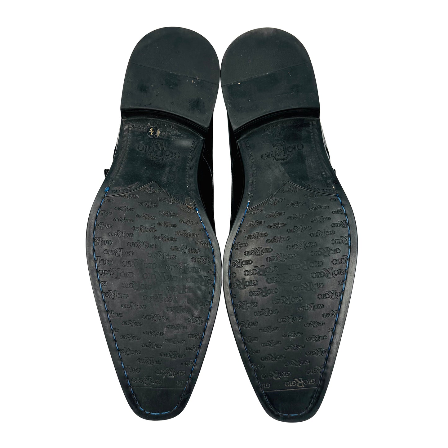 Giorgio 1958 Serrano Nero Monk Strap Shoes (Size 42.5/43)