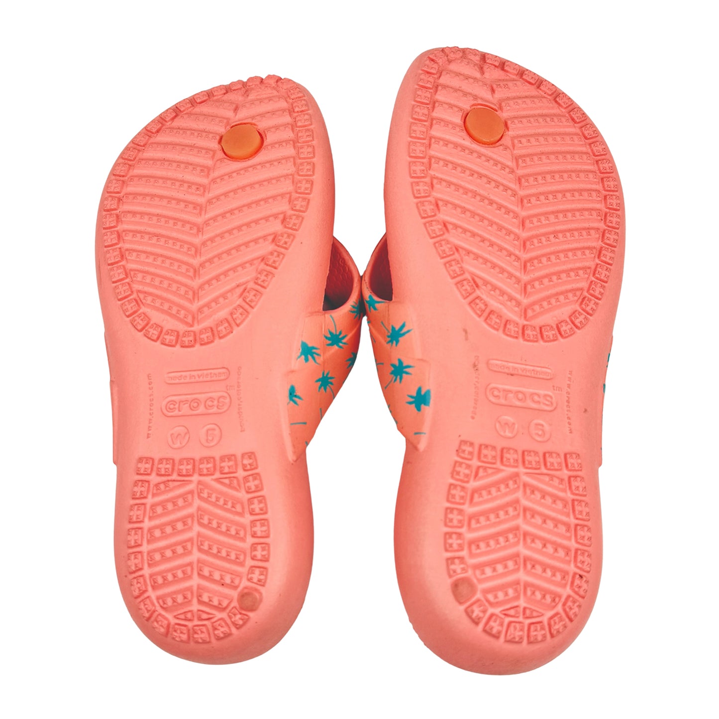 Crocs Kadee Seasonal Graphic Flip Flops (Size 35/36) - 205640